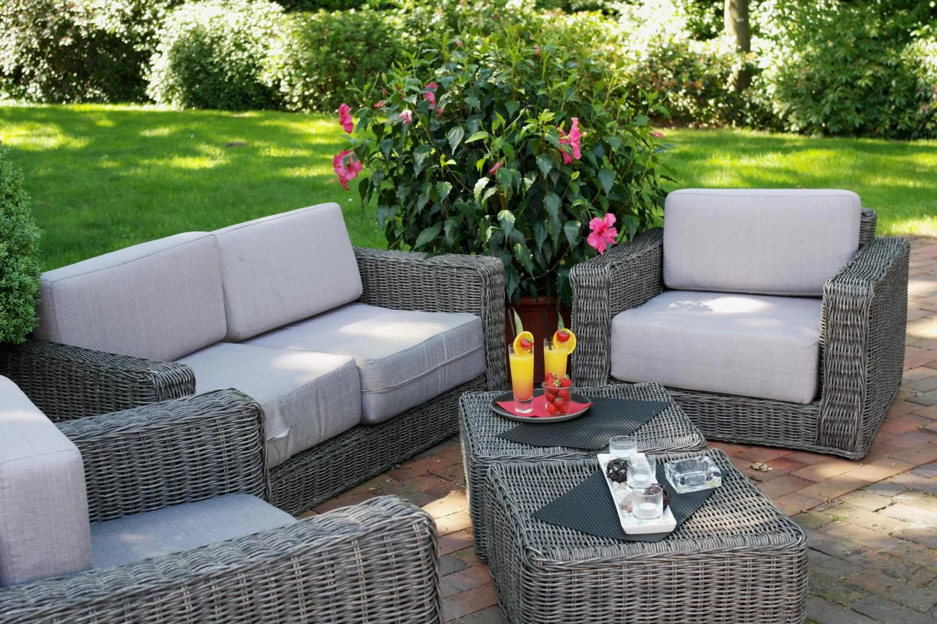 Patio in Hotel Blauer Fasan