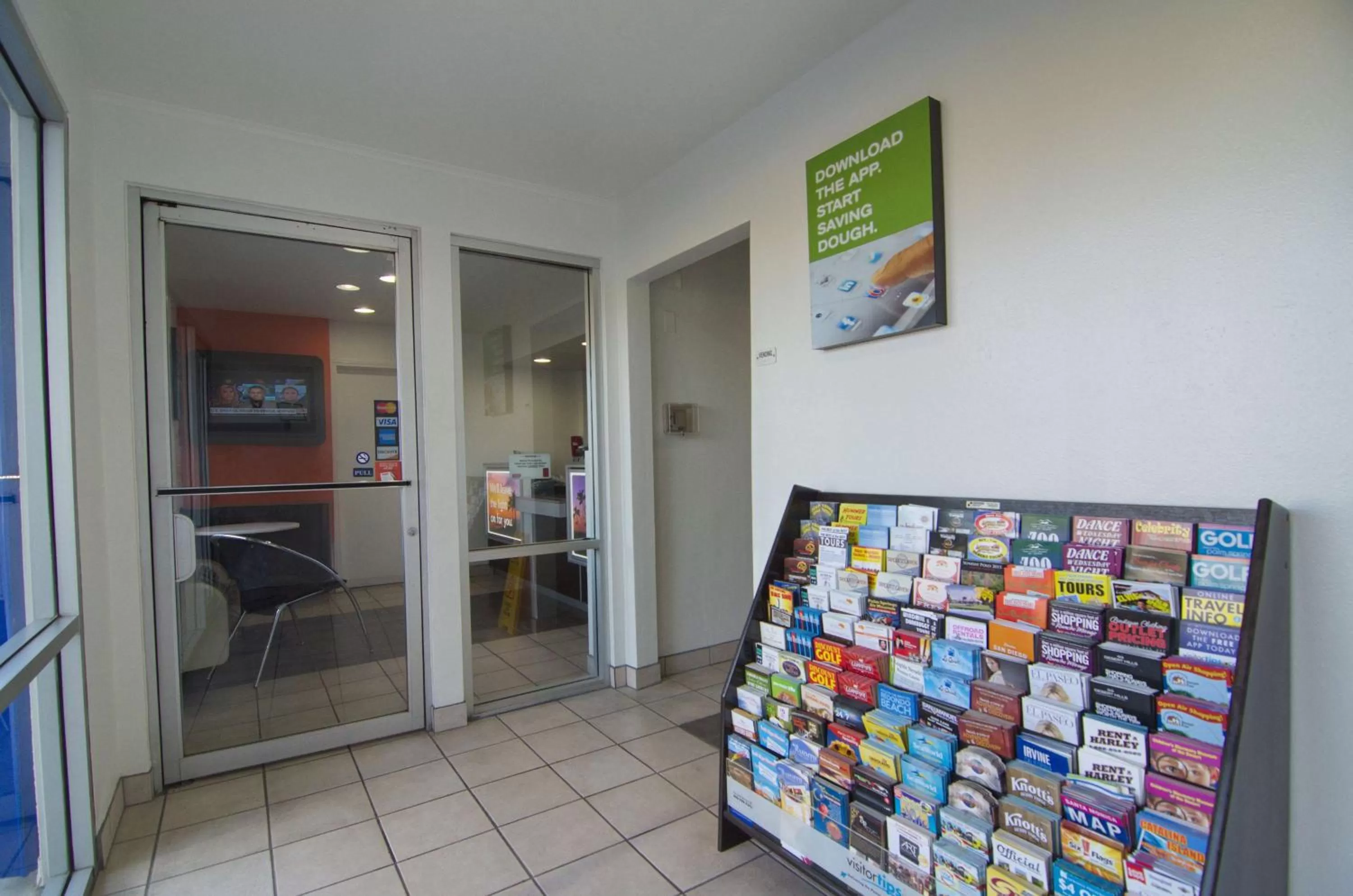 Communal lounge/ TV room in Motel 6-Indio, CA - Palm Springs