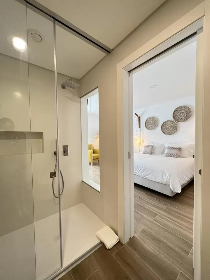 Bathroom in Alojamento White Rose Boutique