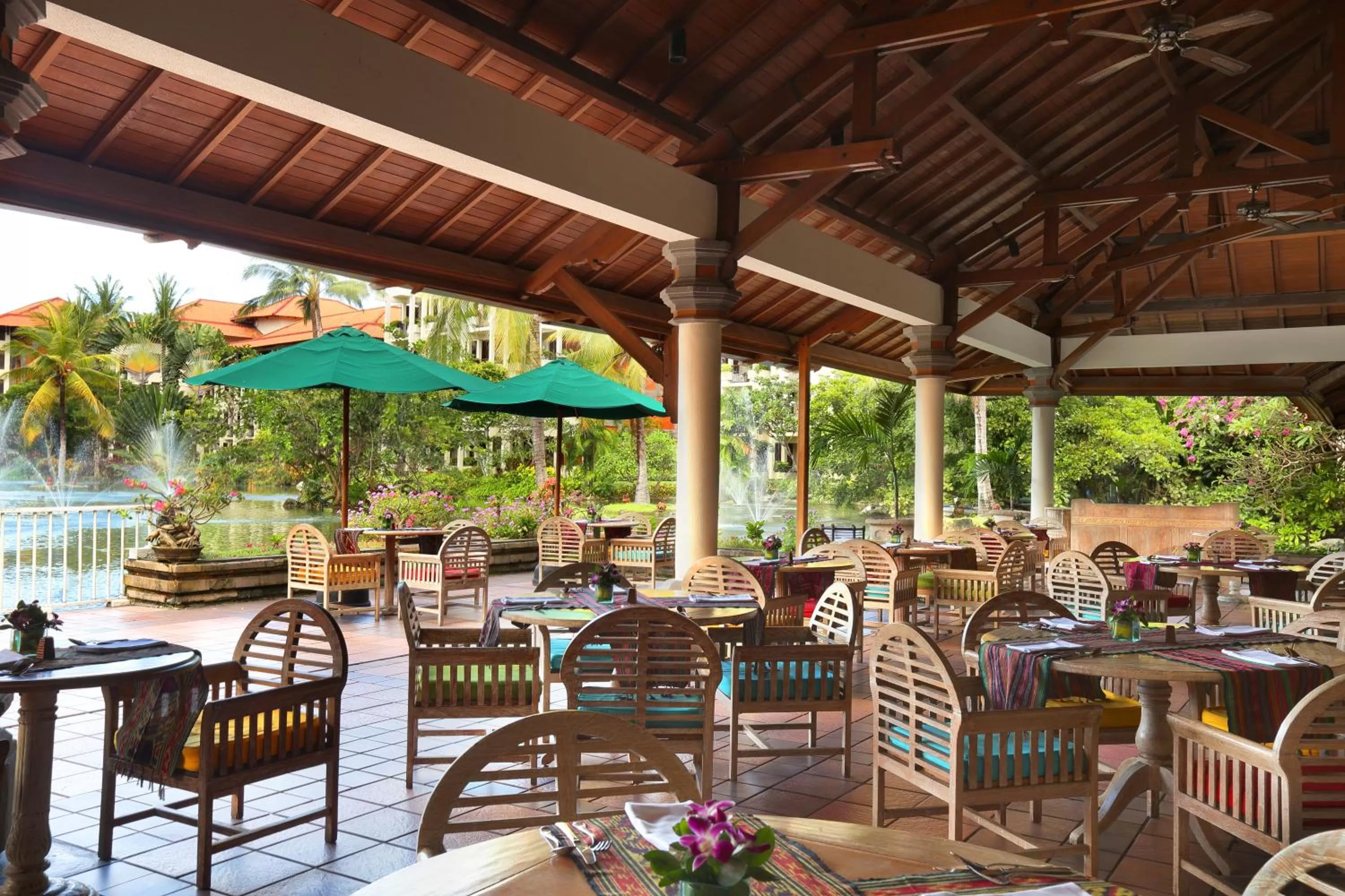 Garden view in Ayodya Resort Bali