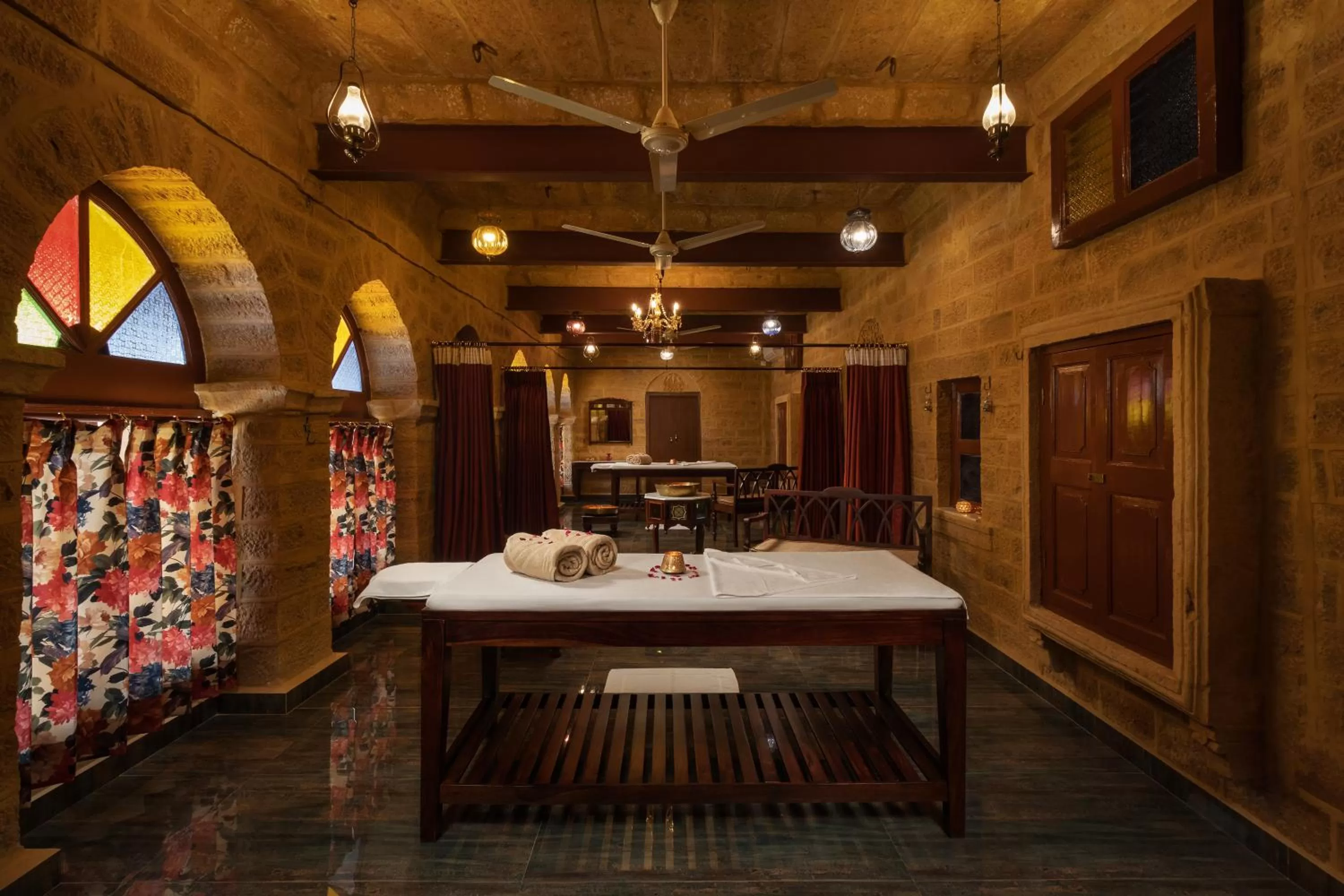 Spa and wellness centre/facilities in WelcomHeritage Mohangarh Fort