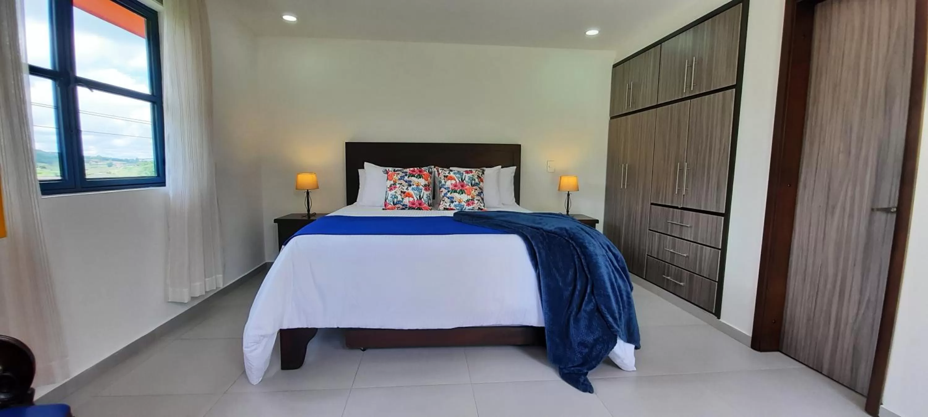Bed in Guaduales Ecohotel