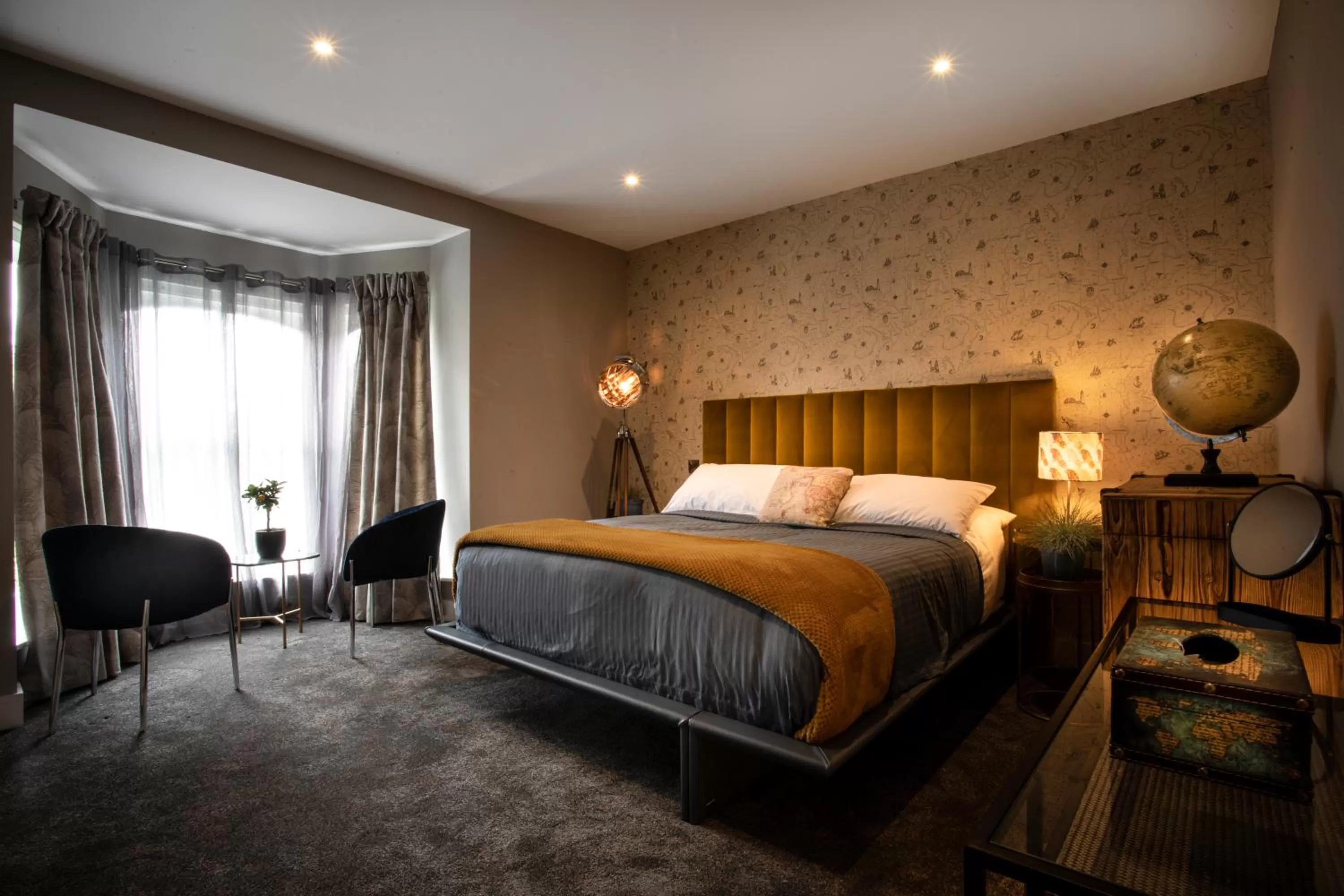 Bed in Broomhill Estate Boutique Art Hotel