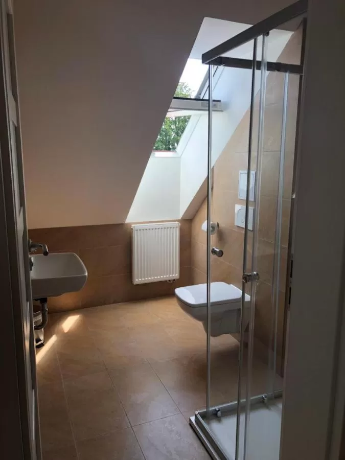 Bathroom in Penzion Panský dvůr Telč