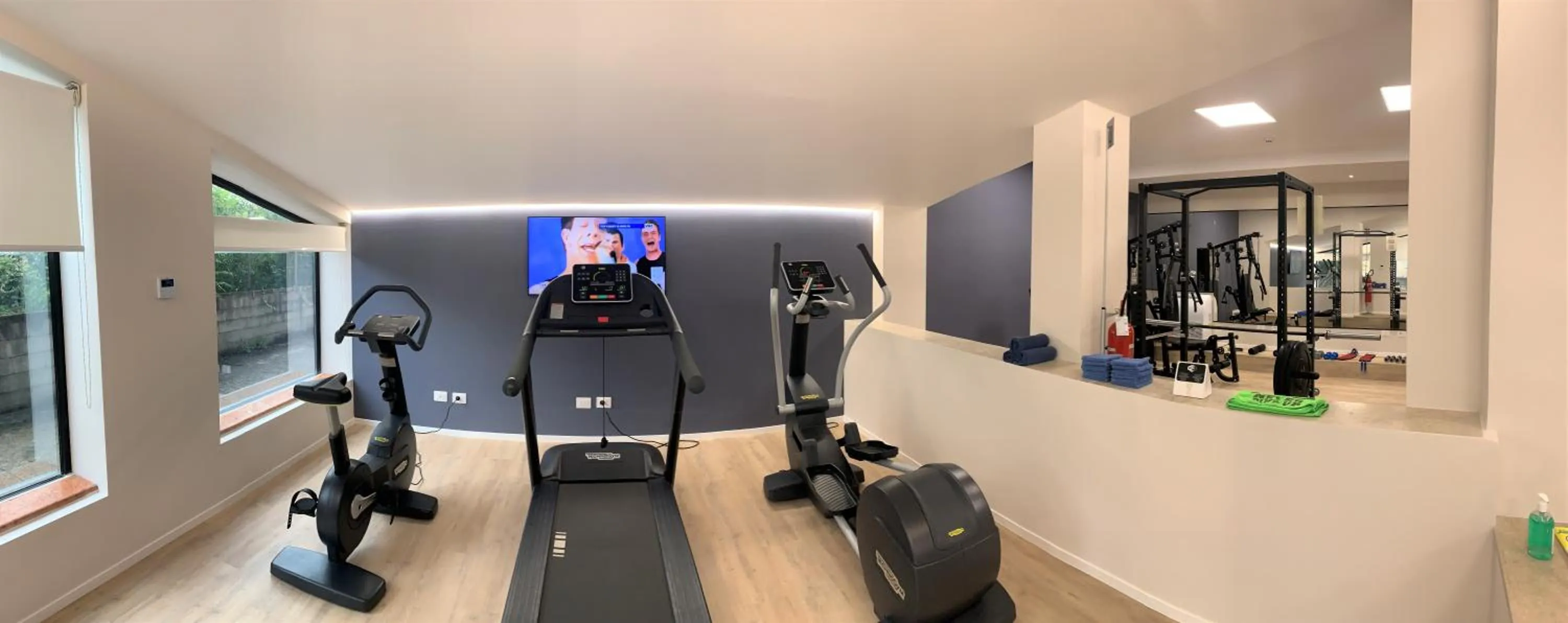 Fitness centre/facilities in Hotel Leon d'Oro
