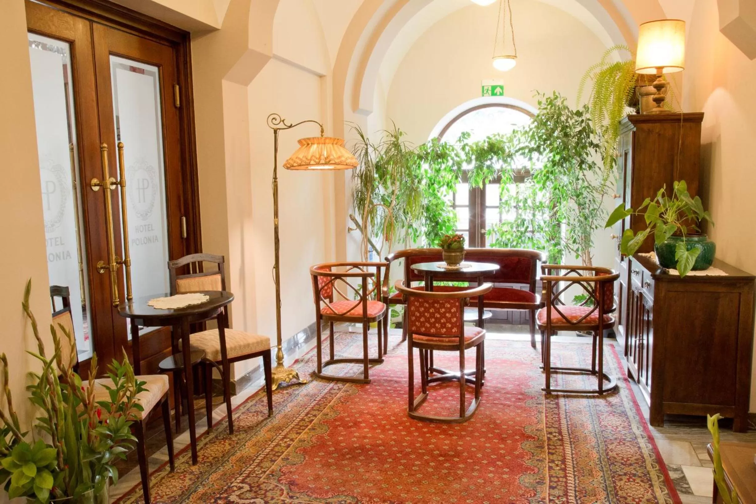 Lobby or reception in Hotel Polonia