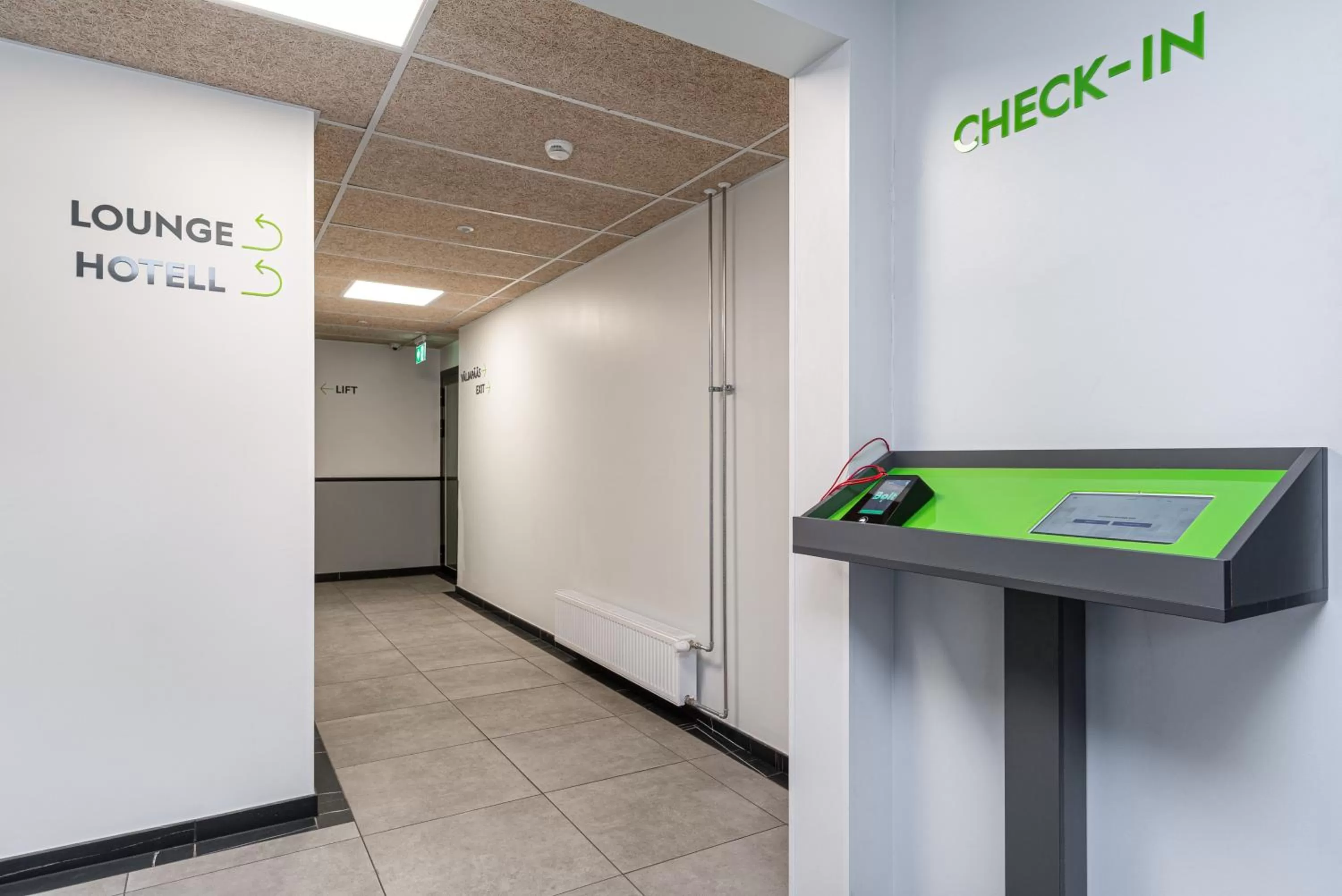 Lobby or reception in U11 Hotel