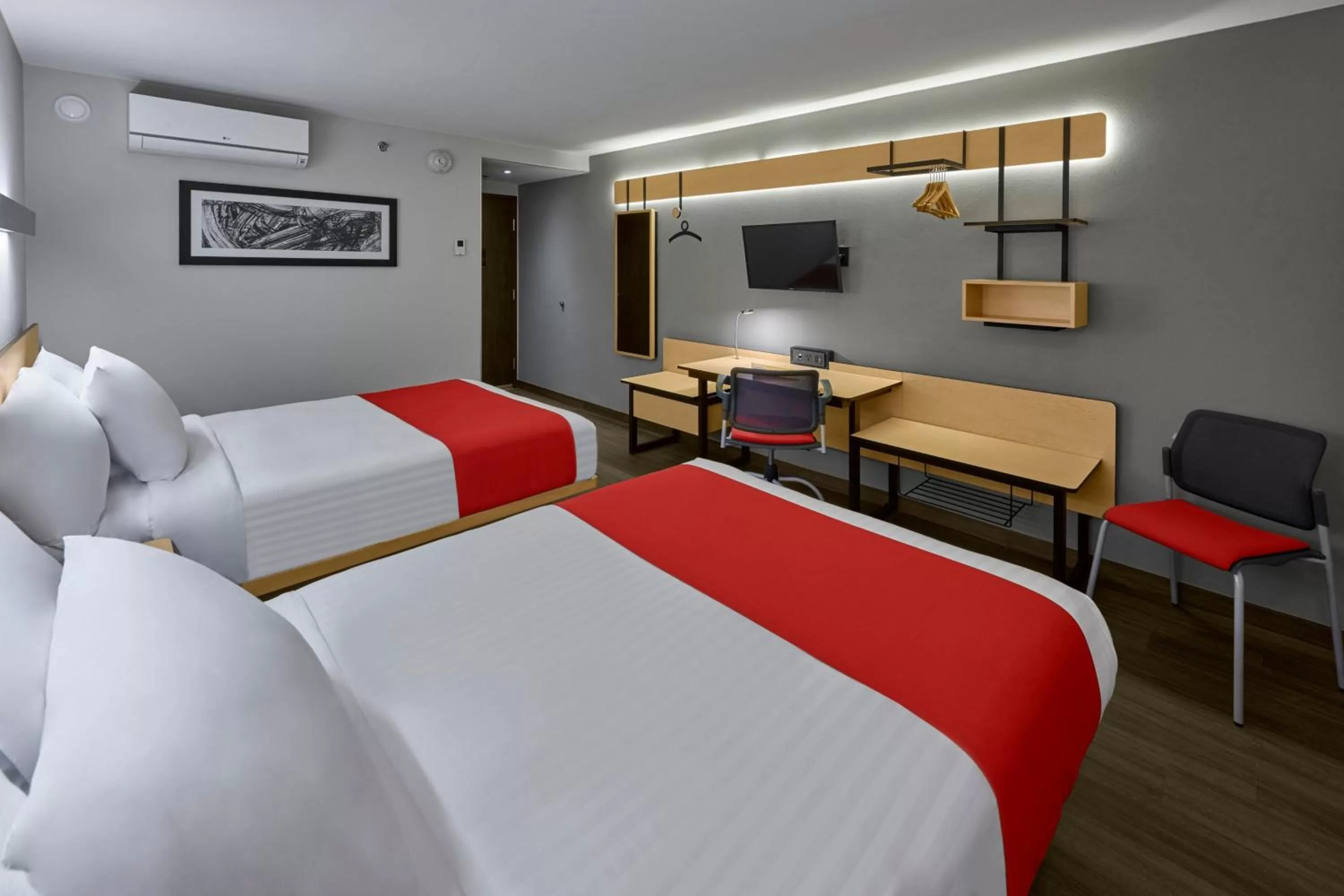 Bedroom, Bed in City Express by Marriott Ensenada