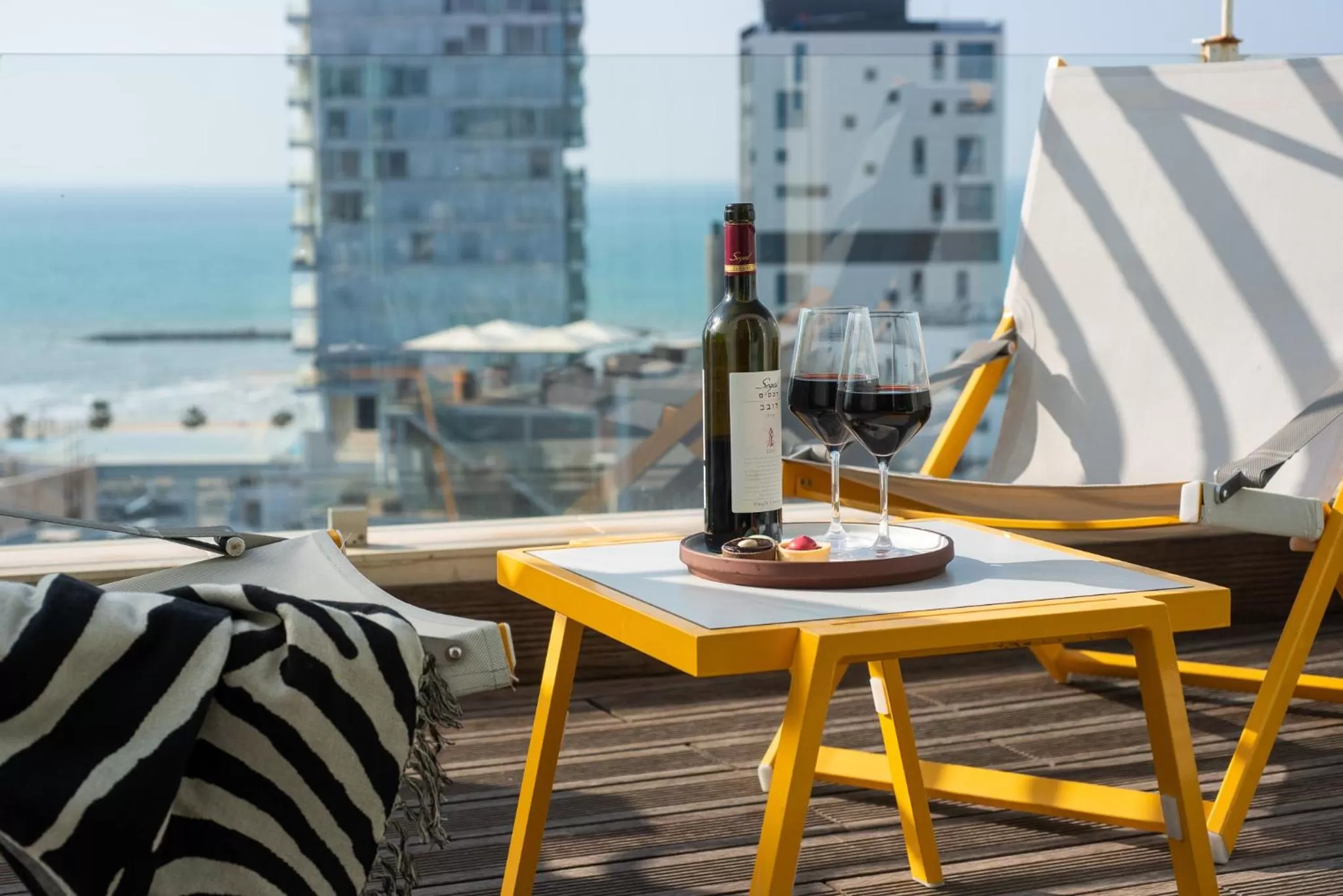 Balcony/Terrace in BY14 TLV Hotel