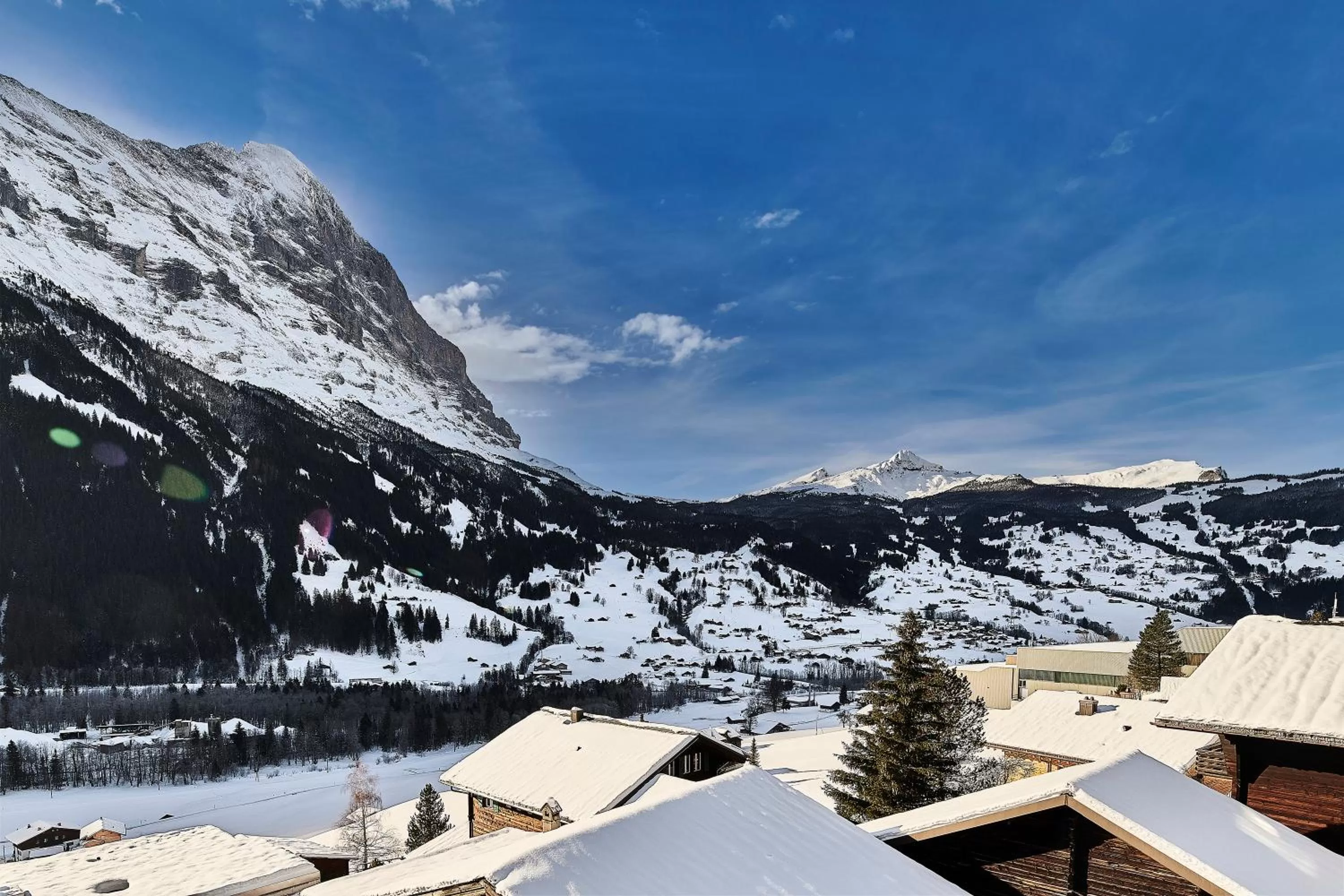 Mountain view in Hotel Spinne Grindelwald