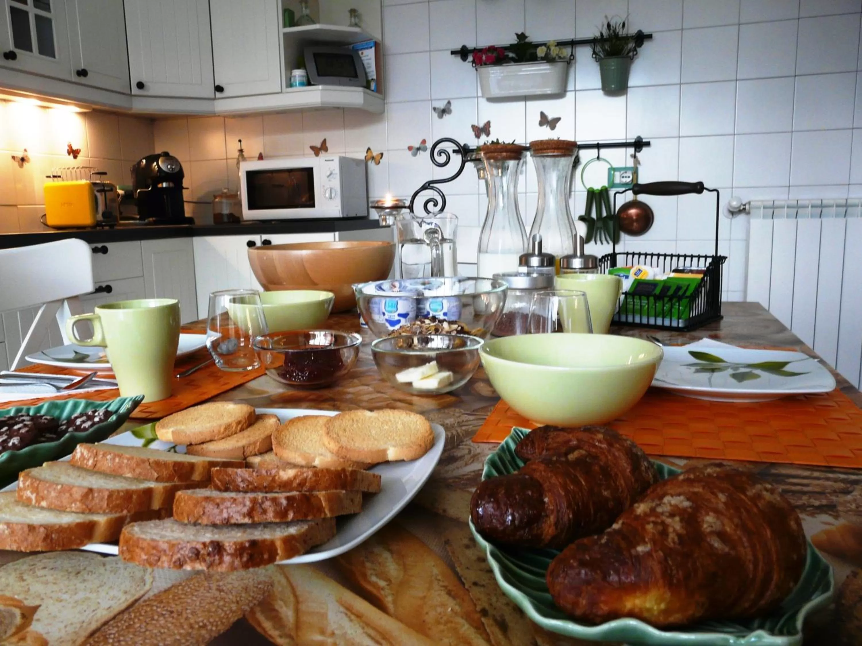 Italian breakfast in In Giardino B&B