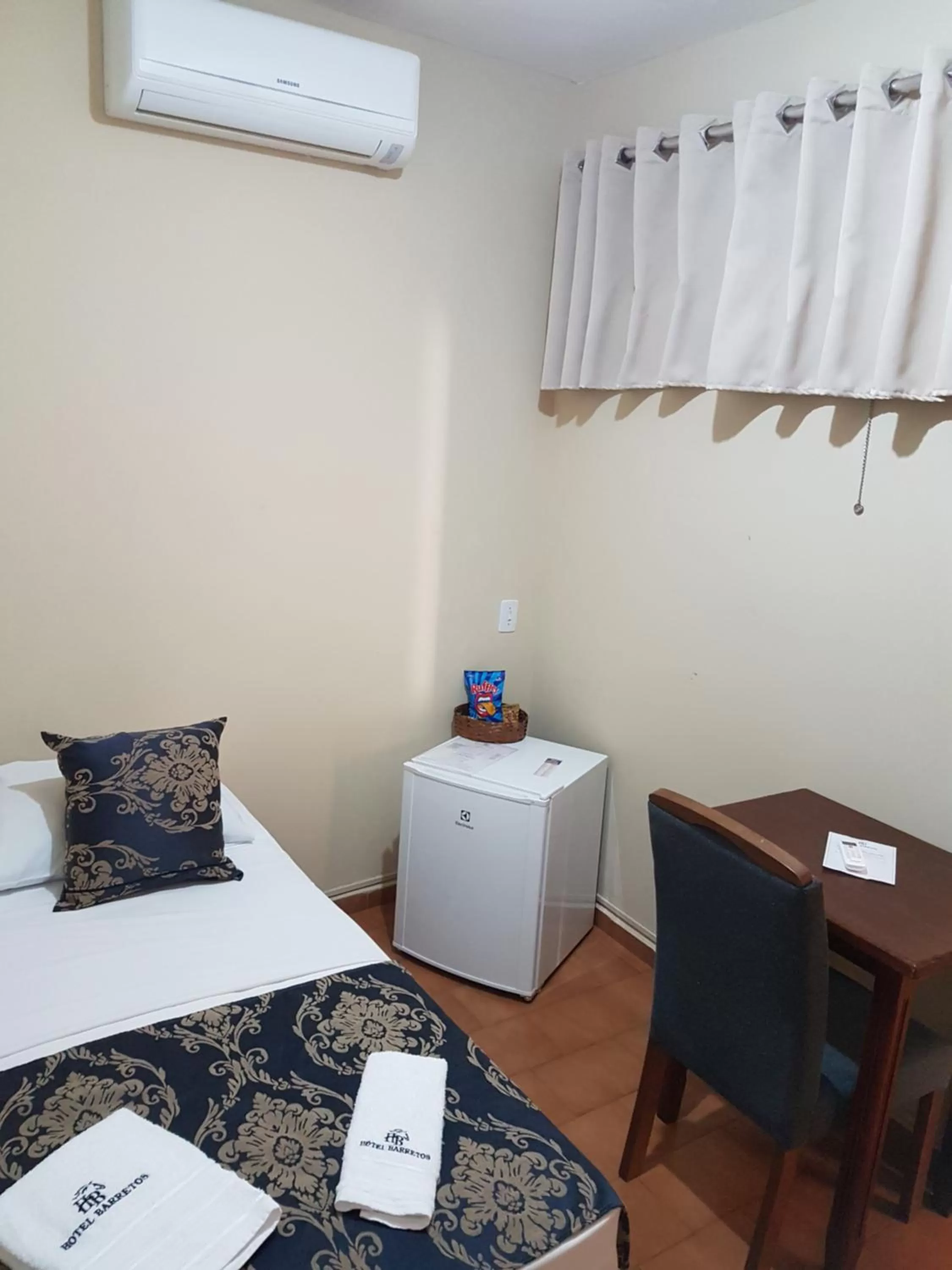 Bed in Hotel Barretos