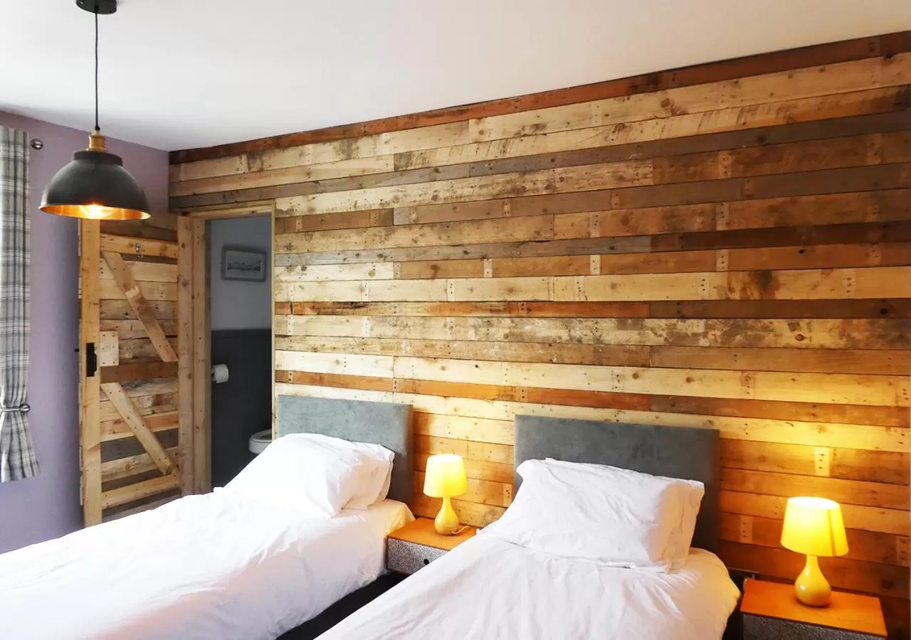 Bed in Mad O'Rourkes Pie Factory