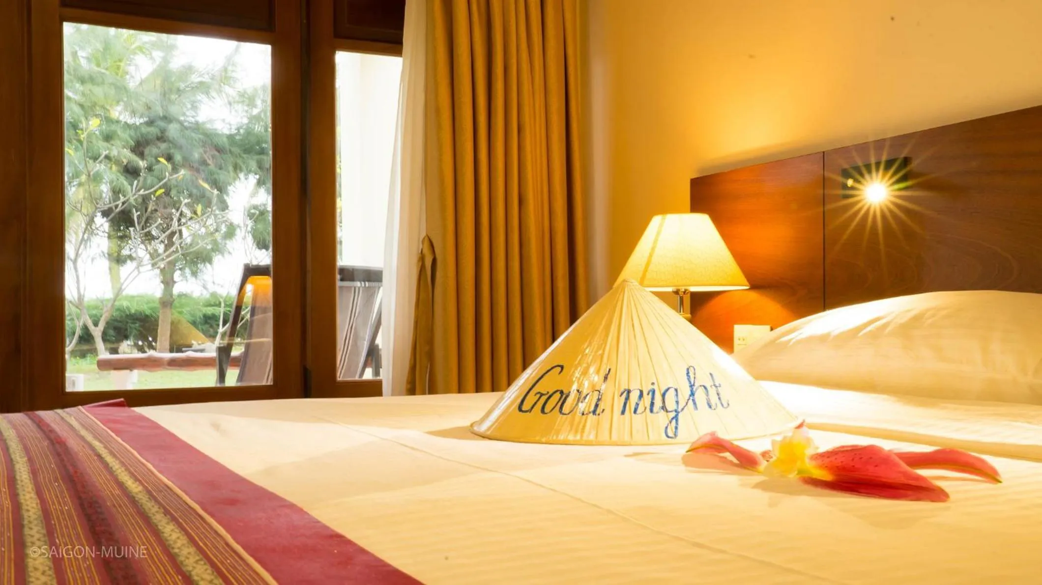 Bed in Saigon Mui Ne Resort