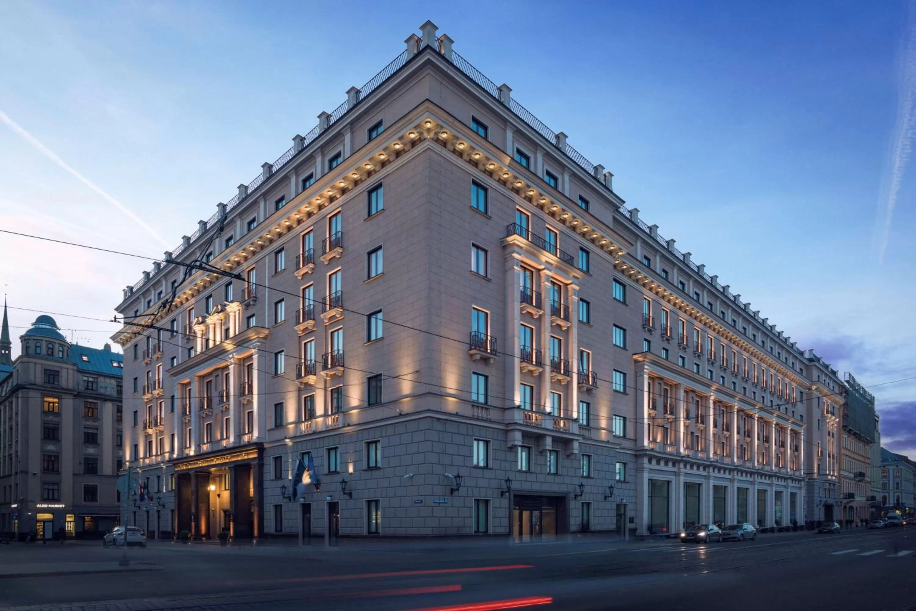 Property building in Grand Hotel Kempinski Riga