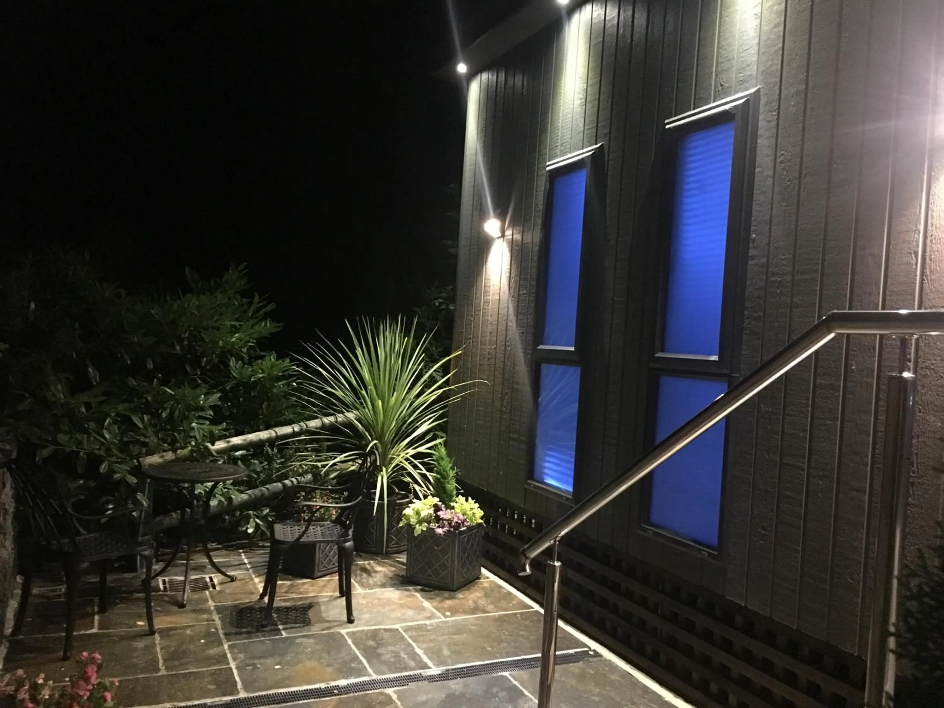 Patio in Aberdunant Hall