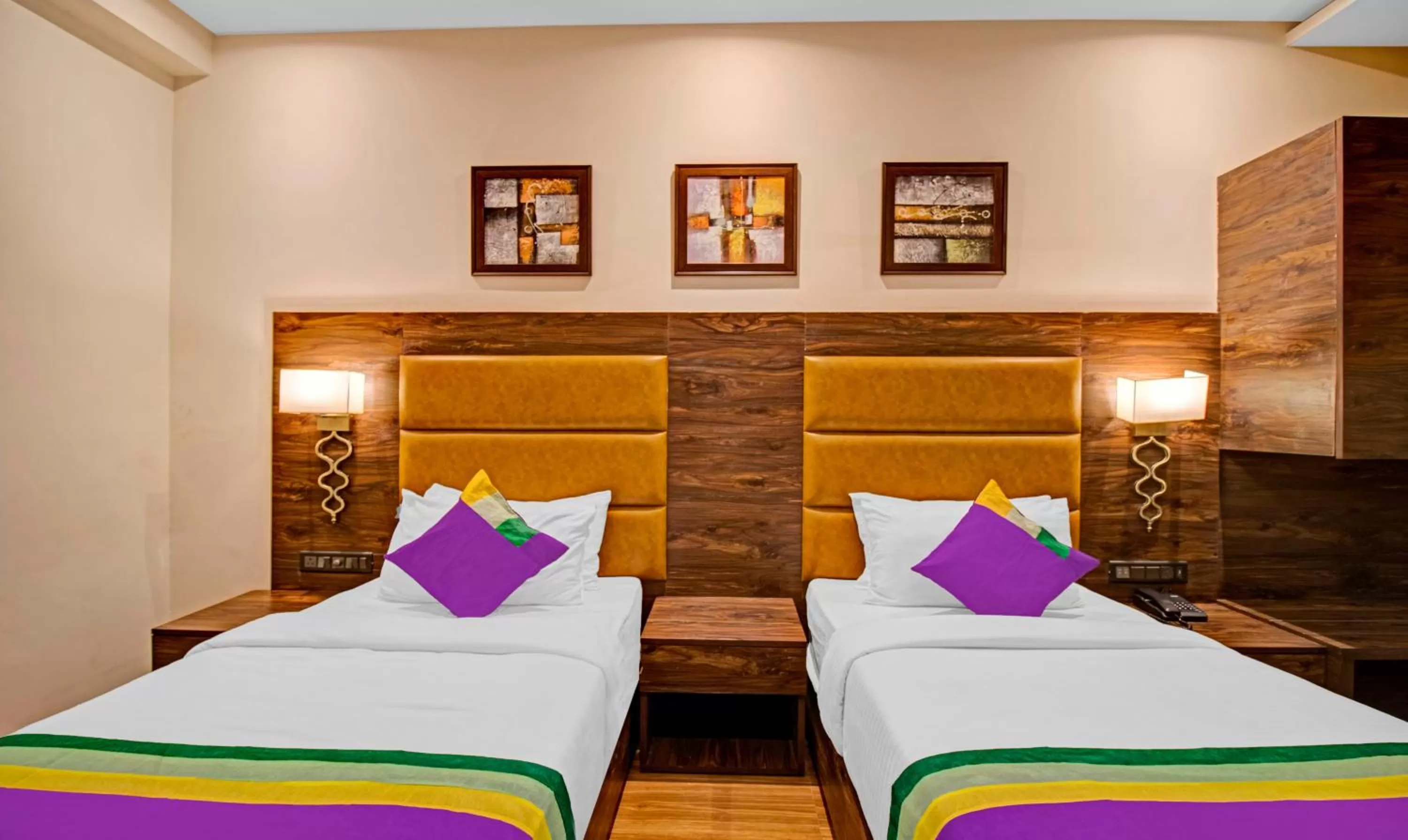 Bedroom, Bed in Treebo Premium Median Inn