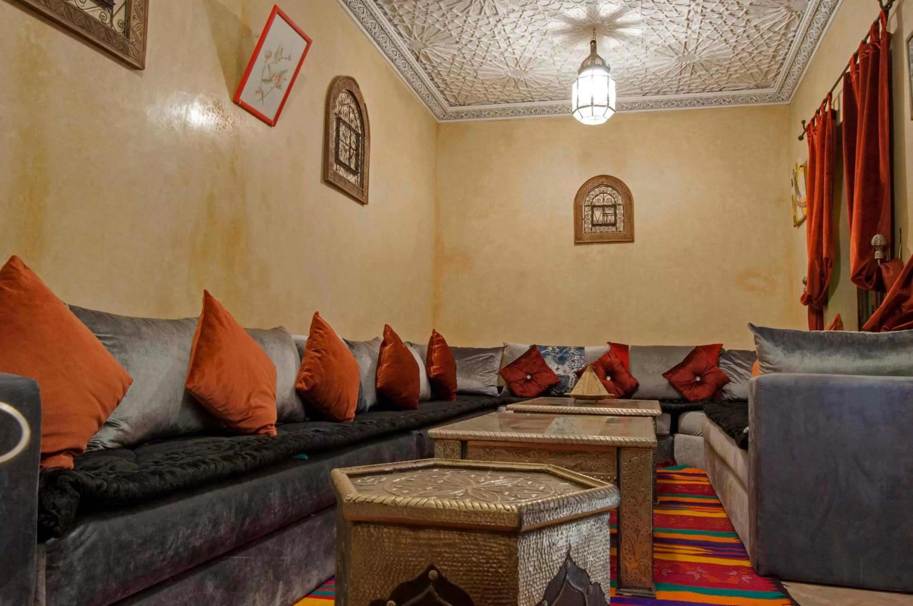Seating Area in Riad Merzouga