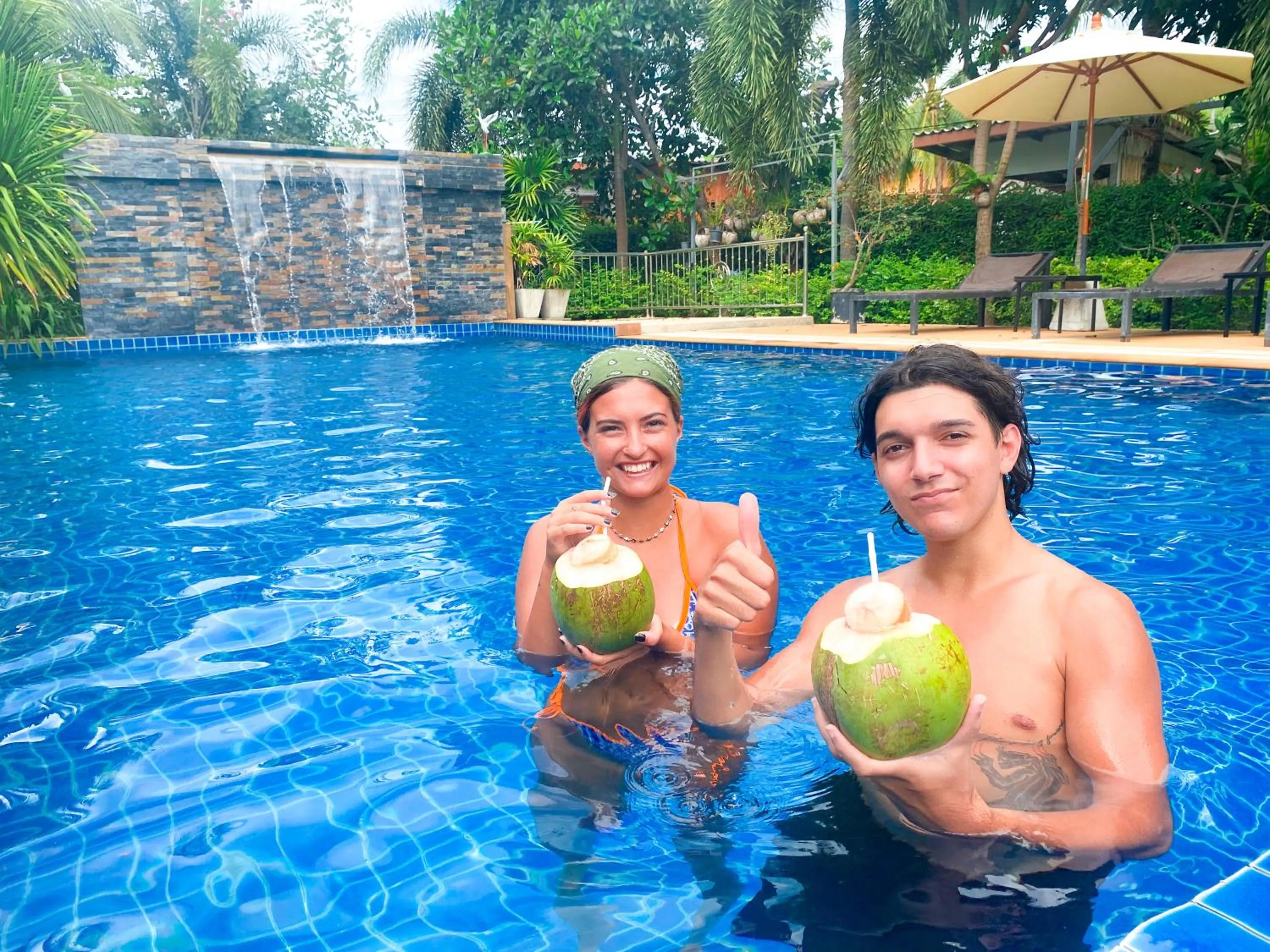 Pool view in Hatzanda Lanta Resort - SHA Extra Plus