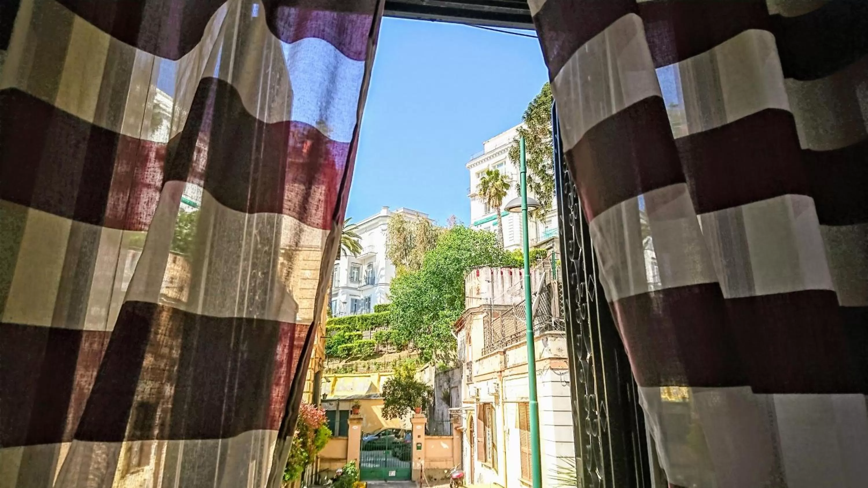 Quiet street view in La Casa Del Sole A Mergellina