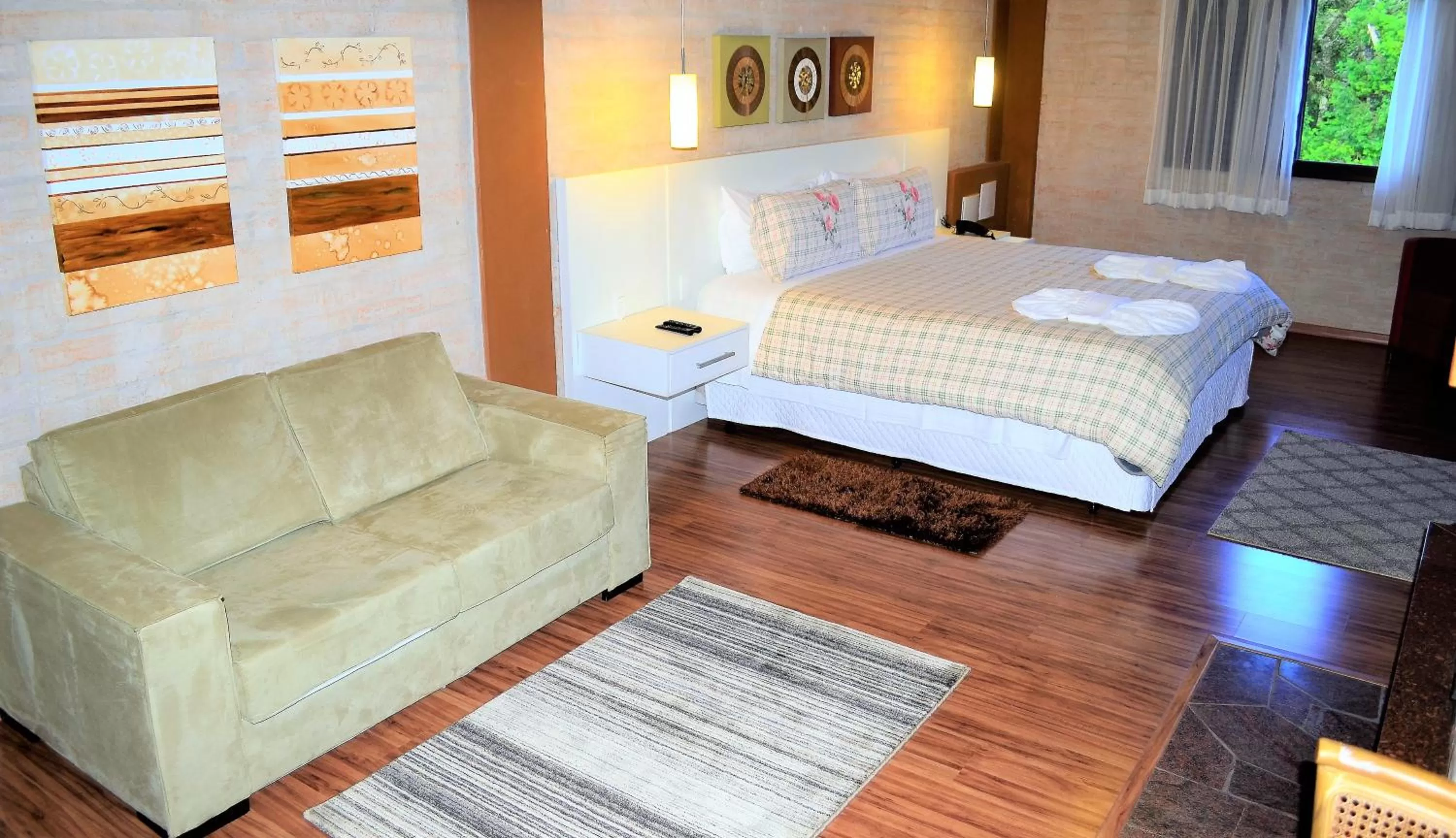 Bed in Pousada Toca Da Coruja