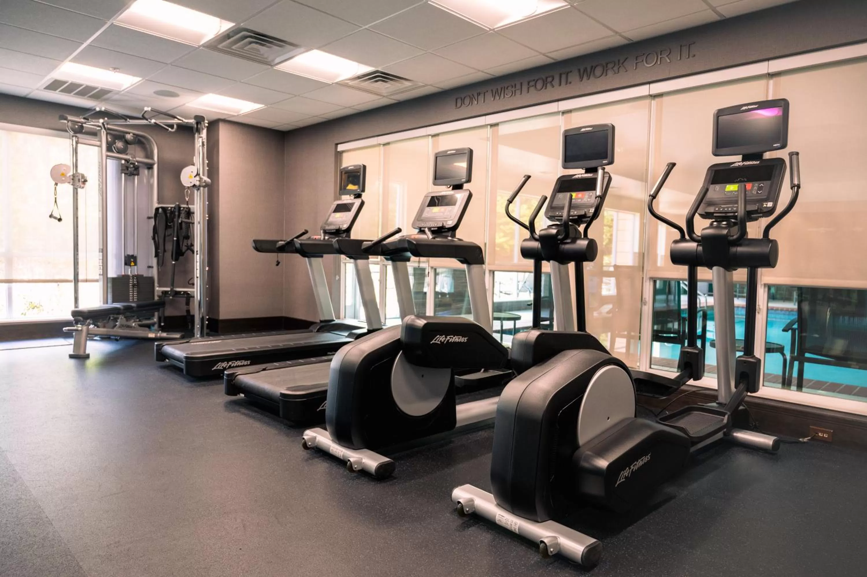 Fitness centre/facilities in Fairfield Inn & Suites by Marriott Atlanta Fairburn