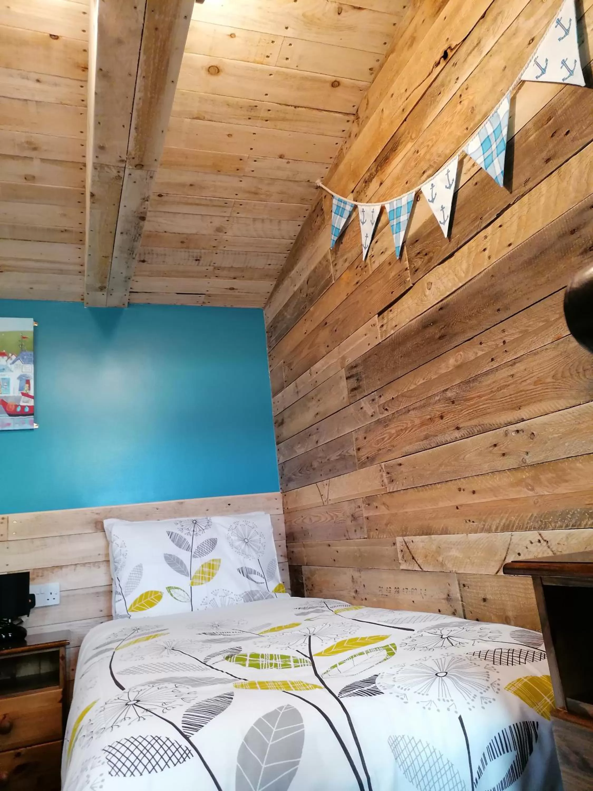 Decorative detail, Bed in Pensalda Guest House