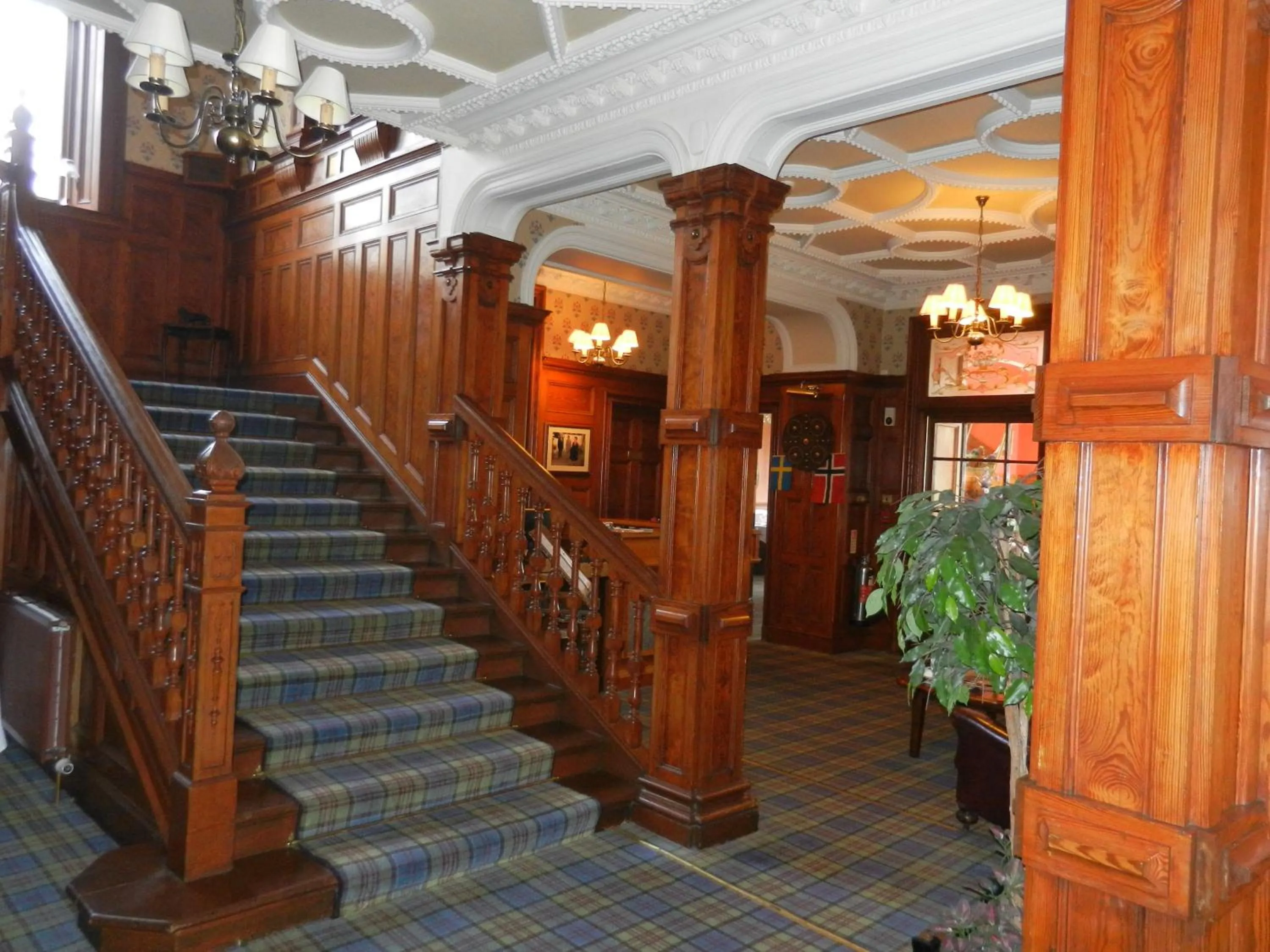 Lobby or reception in Mansfield Castle Hotel