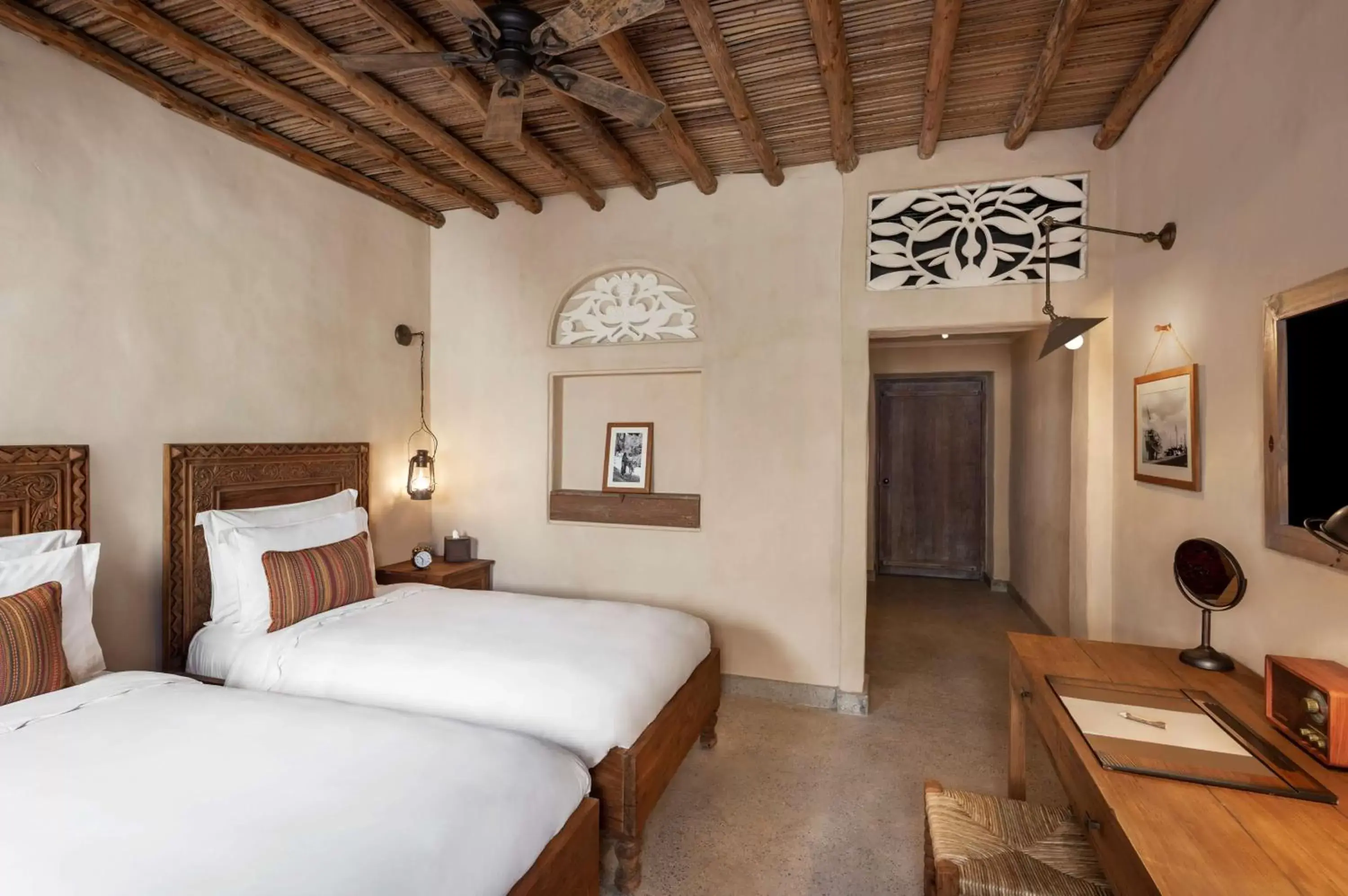Twin Heritage Room with Balcony and Souq View in Al Seef Heritage Hotel Dubai, Curio Collection by Hilton Twin Heritage Room with Balcony and Souq View in Al Seef Heritage Hotel Dubai, Curio Collection by Hilton