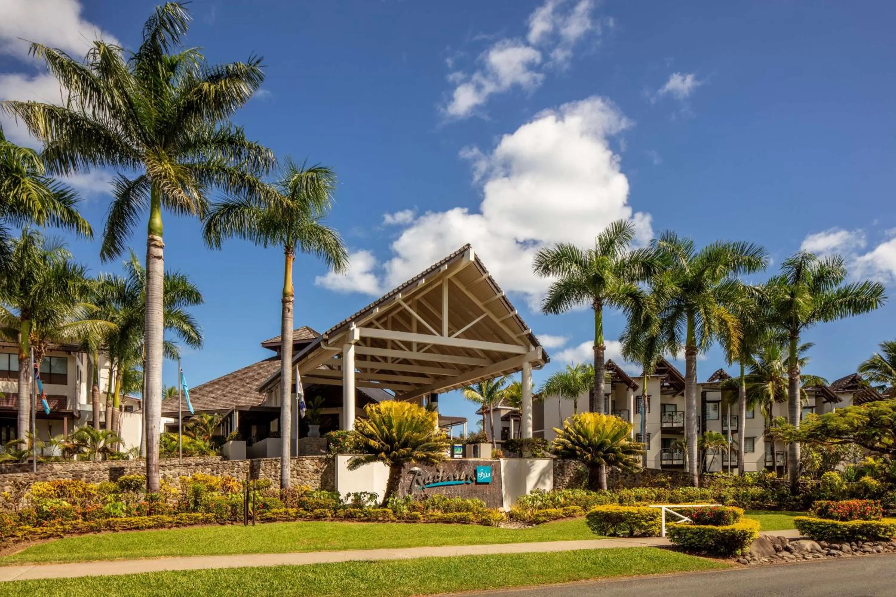 Property building in Radisson Blu Resort Fiji