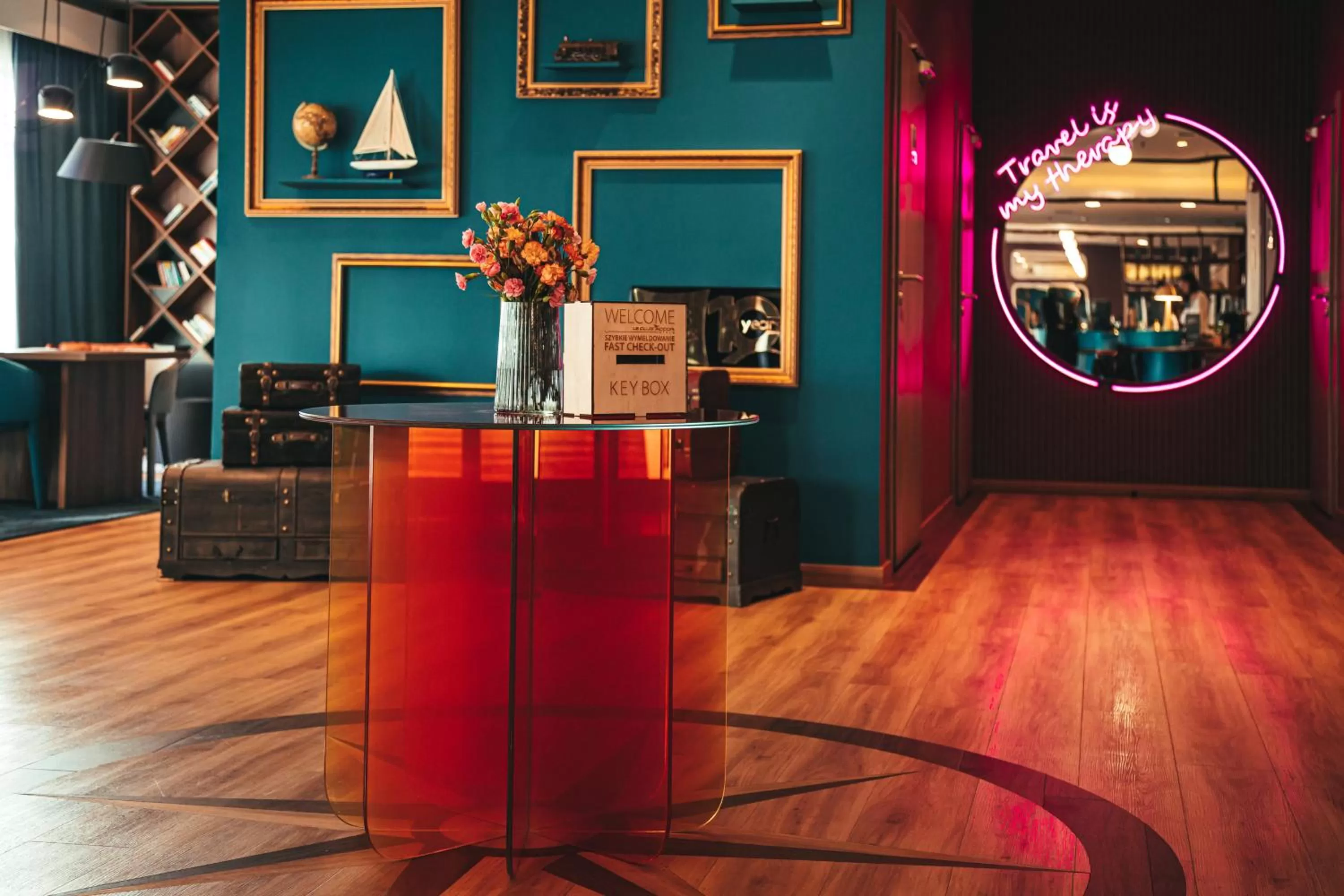 Lobby or reception in ibis Styles Wałbrzych