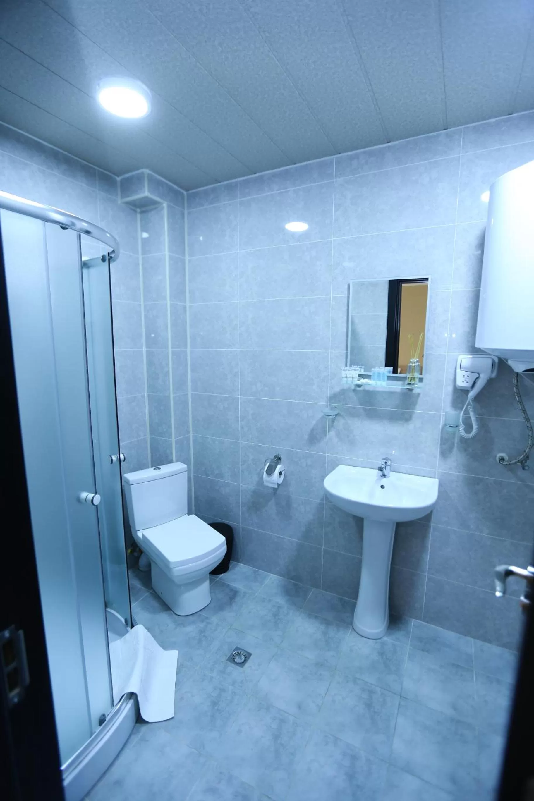 Shower, Bathroom in Royal Palace Hotel, Lagodekhi