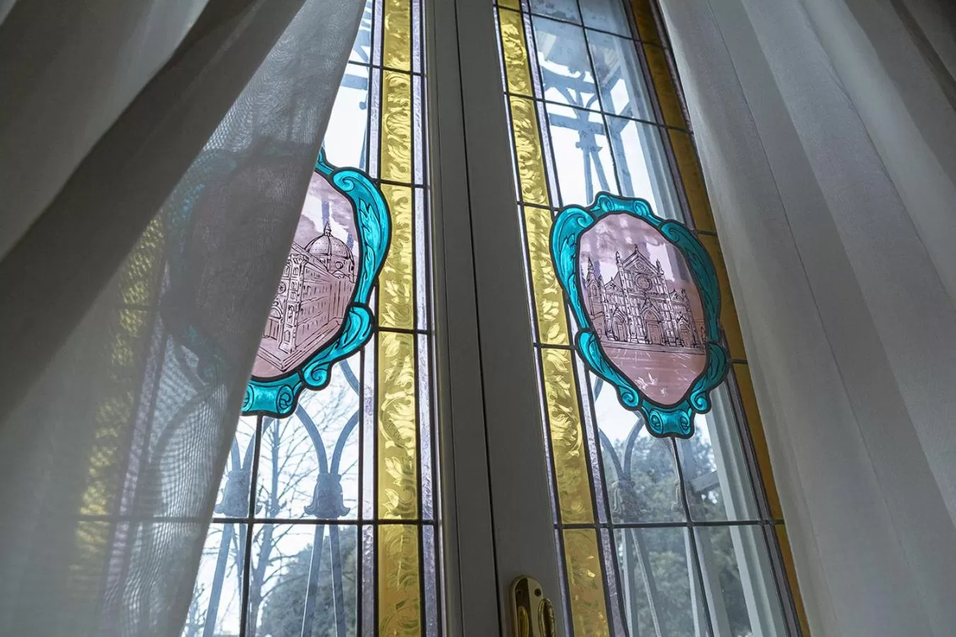 Facade/entrance in Hotel Donatello