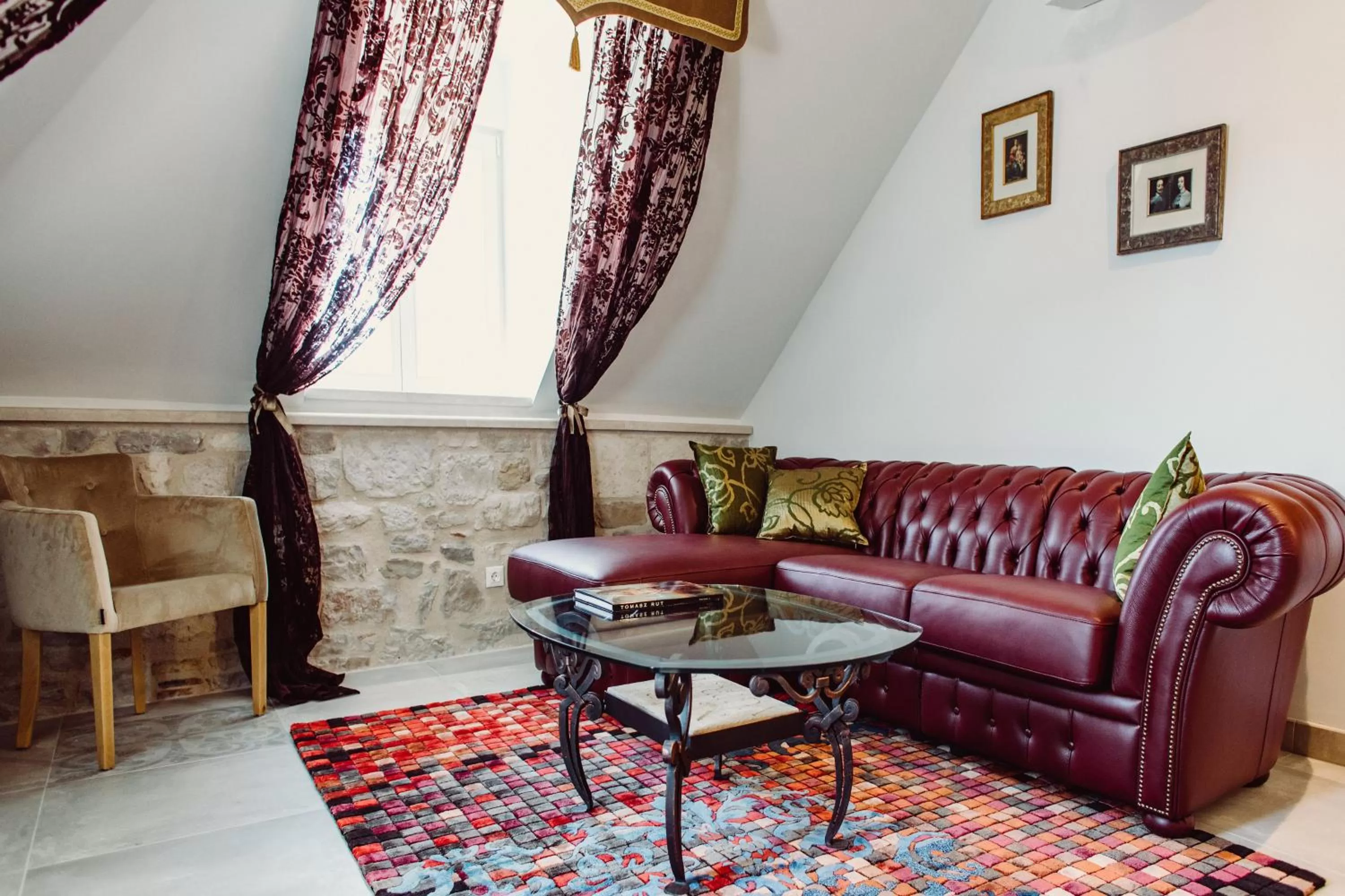 Living room in Villa Nepos Hotel