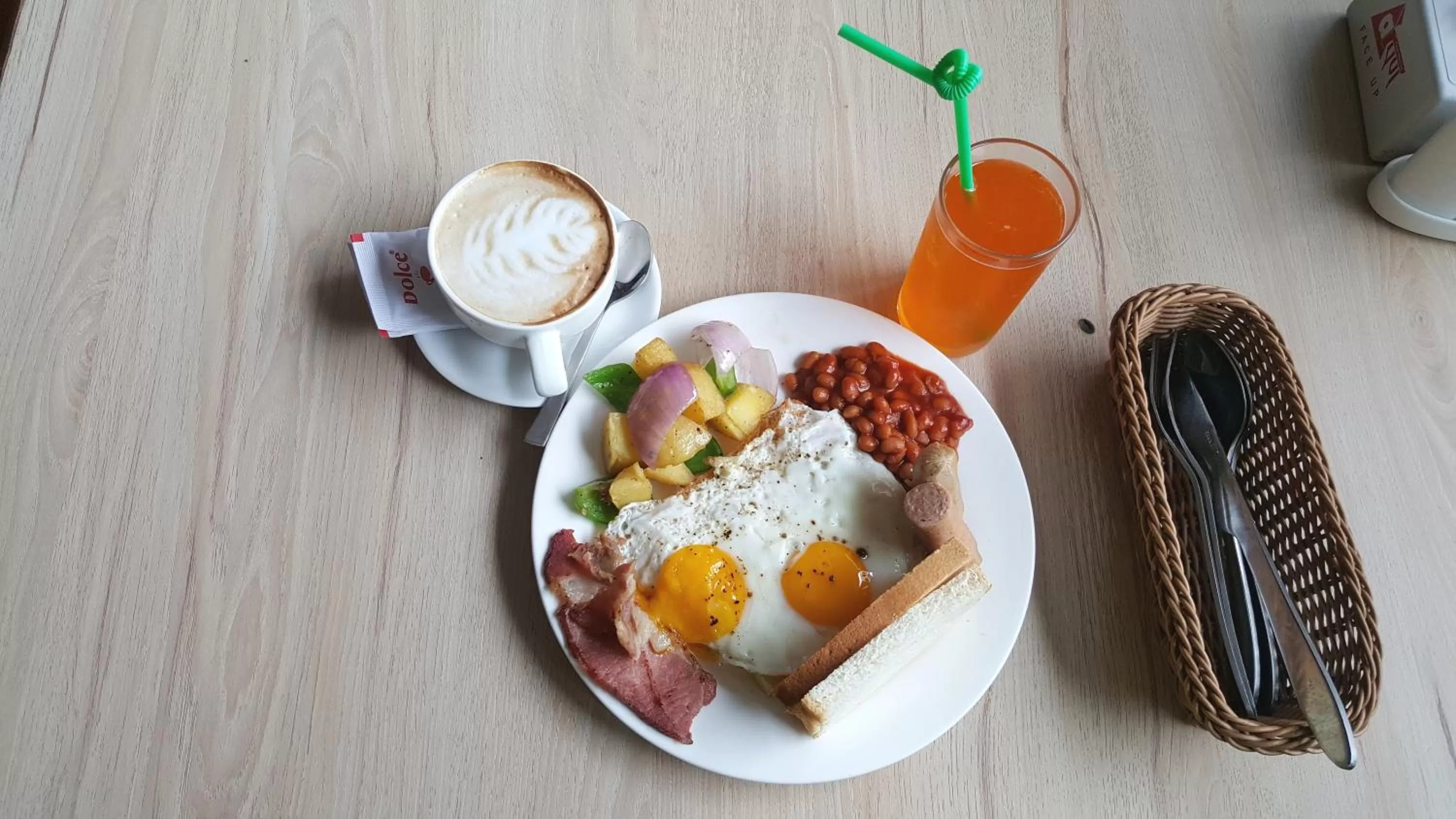 Food close-up in Hotel ACE