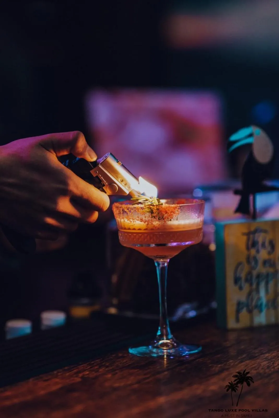 Food and drinks in Tango Luxe Beach Villa, Koh Samui