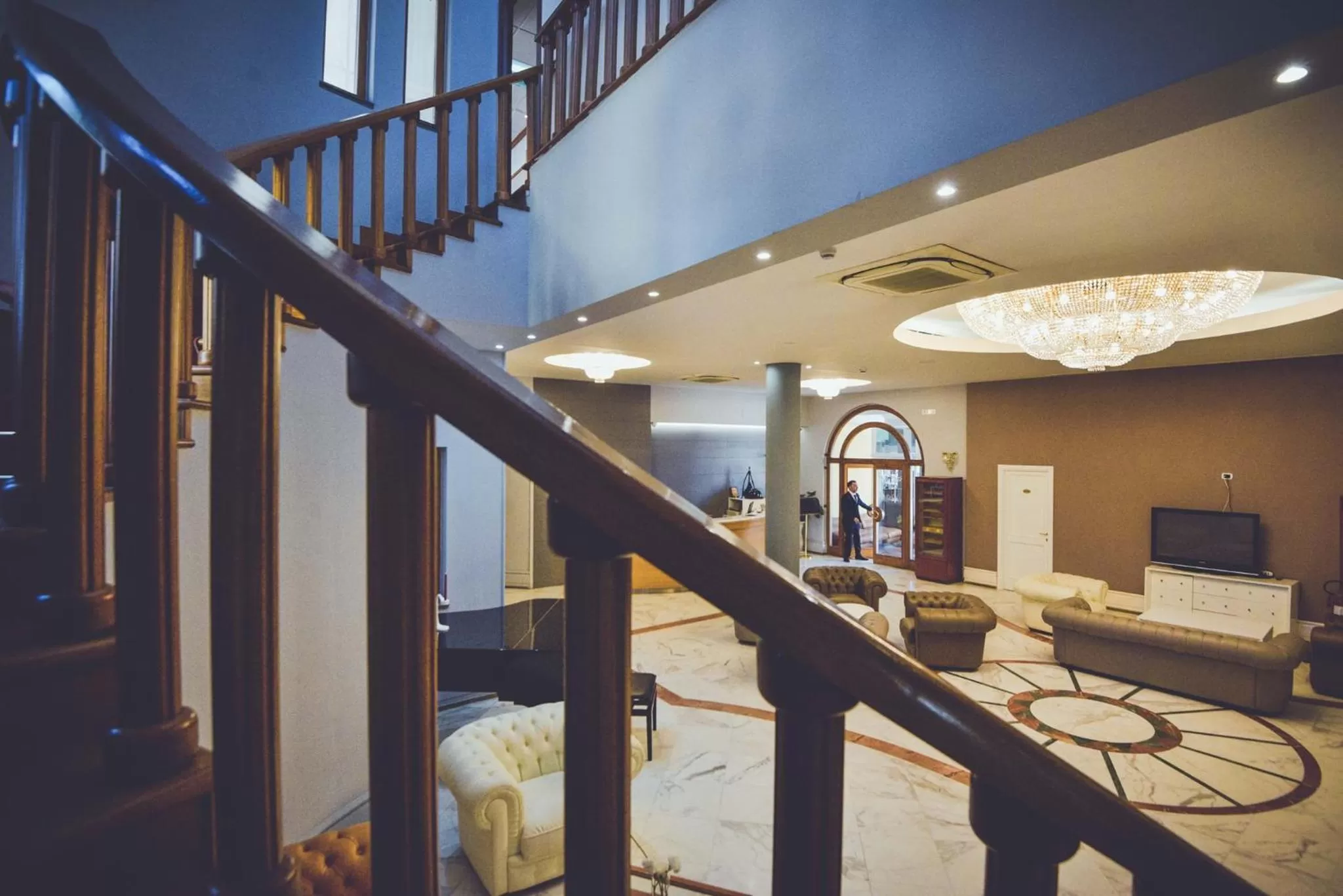 Lobby or reception in Hotel Leonessa