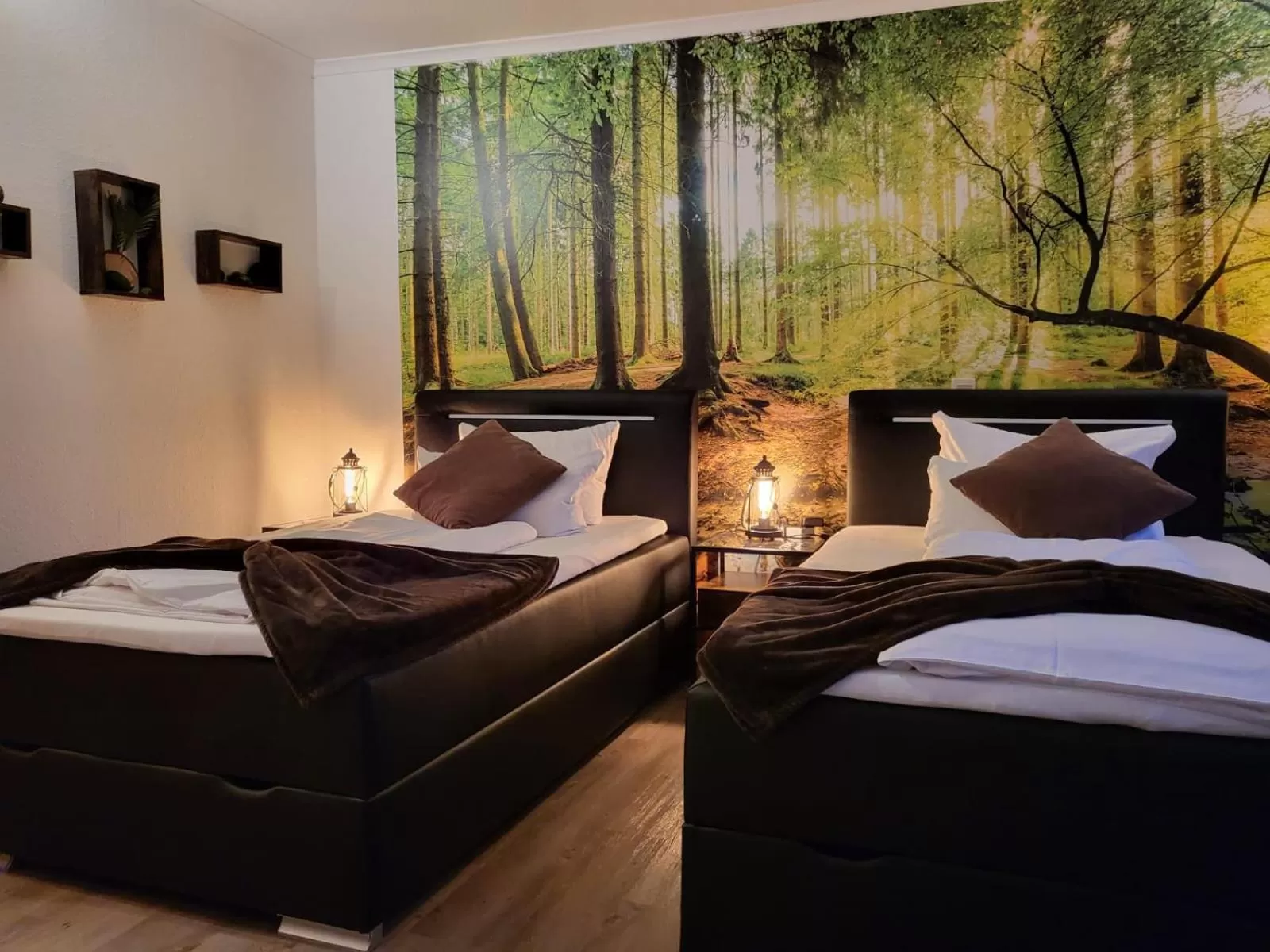 Bedroom, Bed in Hotel Seeblick am Sankelmarker See - Natur und Erholung