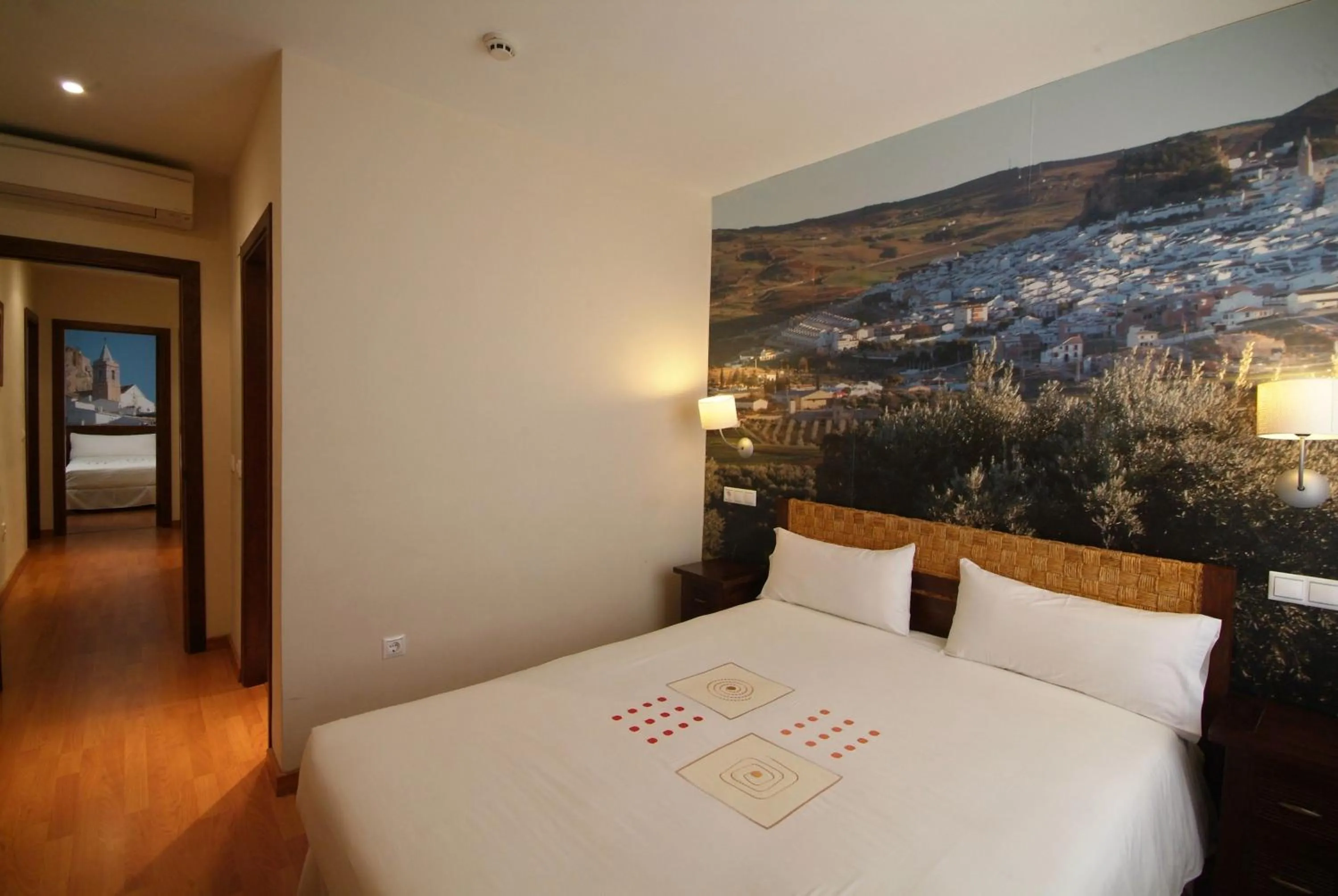 Bedroom, Bed in Apartamentos Ardales