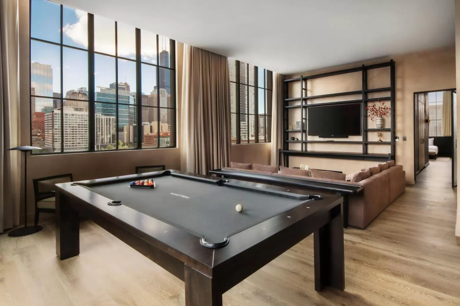Billiard in Nobu Hotel Chicago
