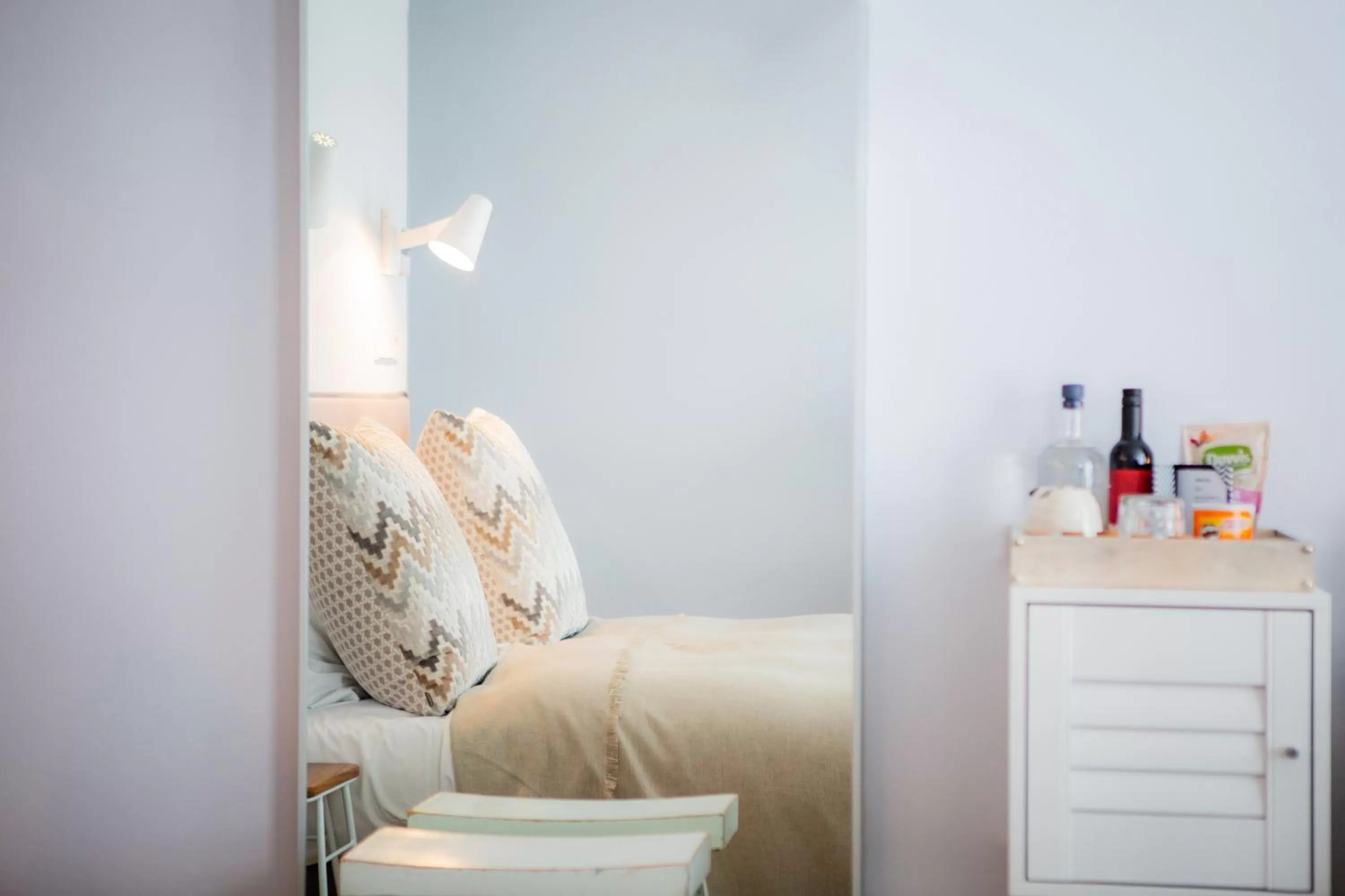 Bed in Stadsvilla Hotel Mozaic Den Haag