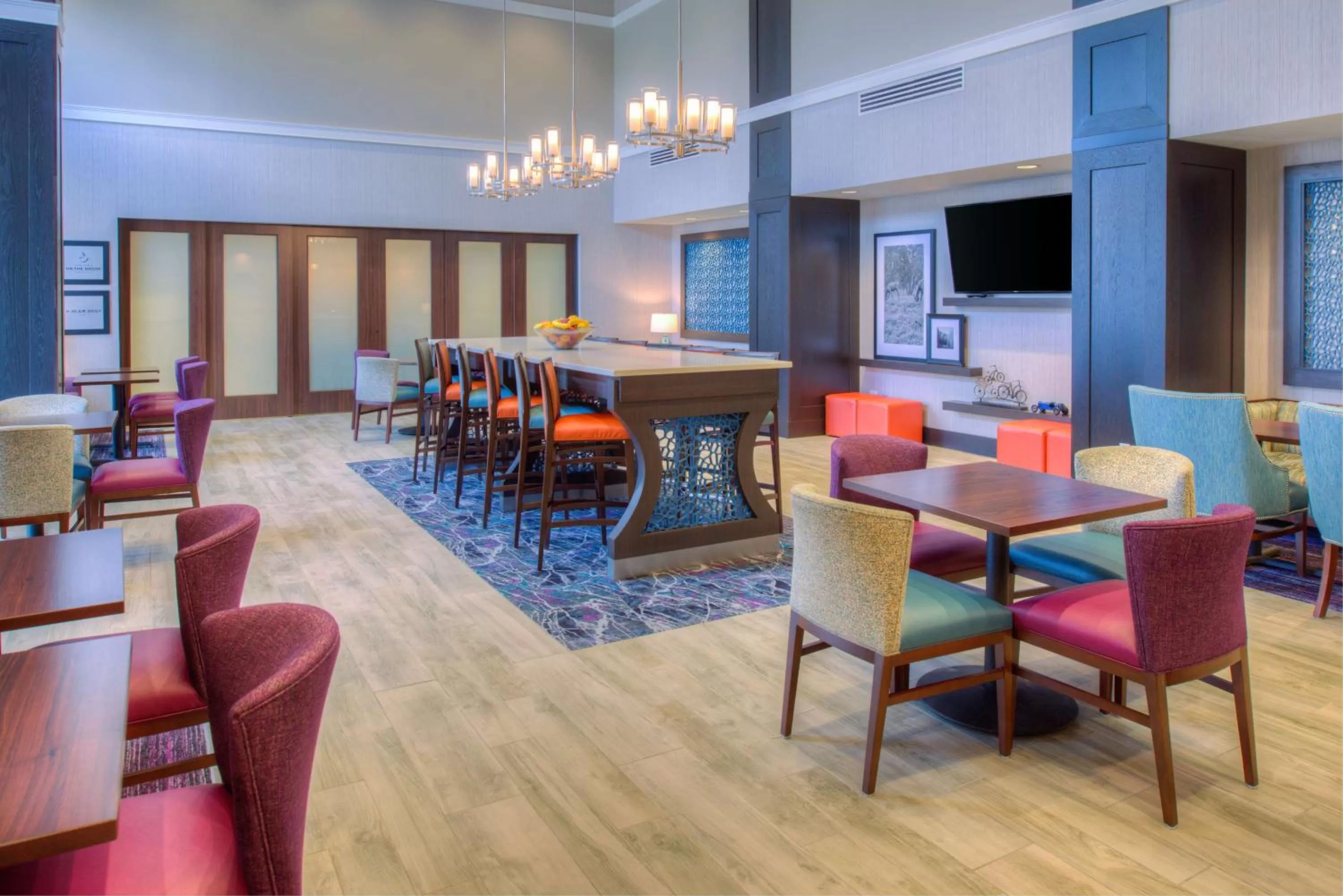 Lobby or reception in Hampton Inn & Suites Wixom/Novi/Detroit, Mi
