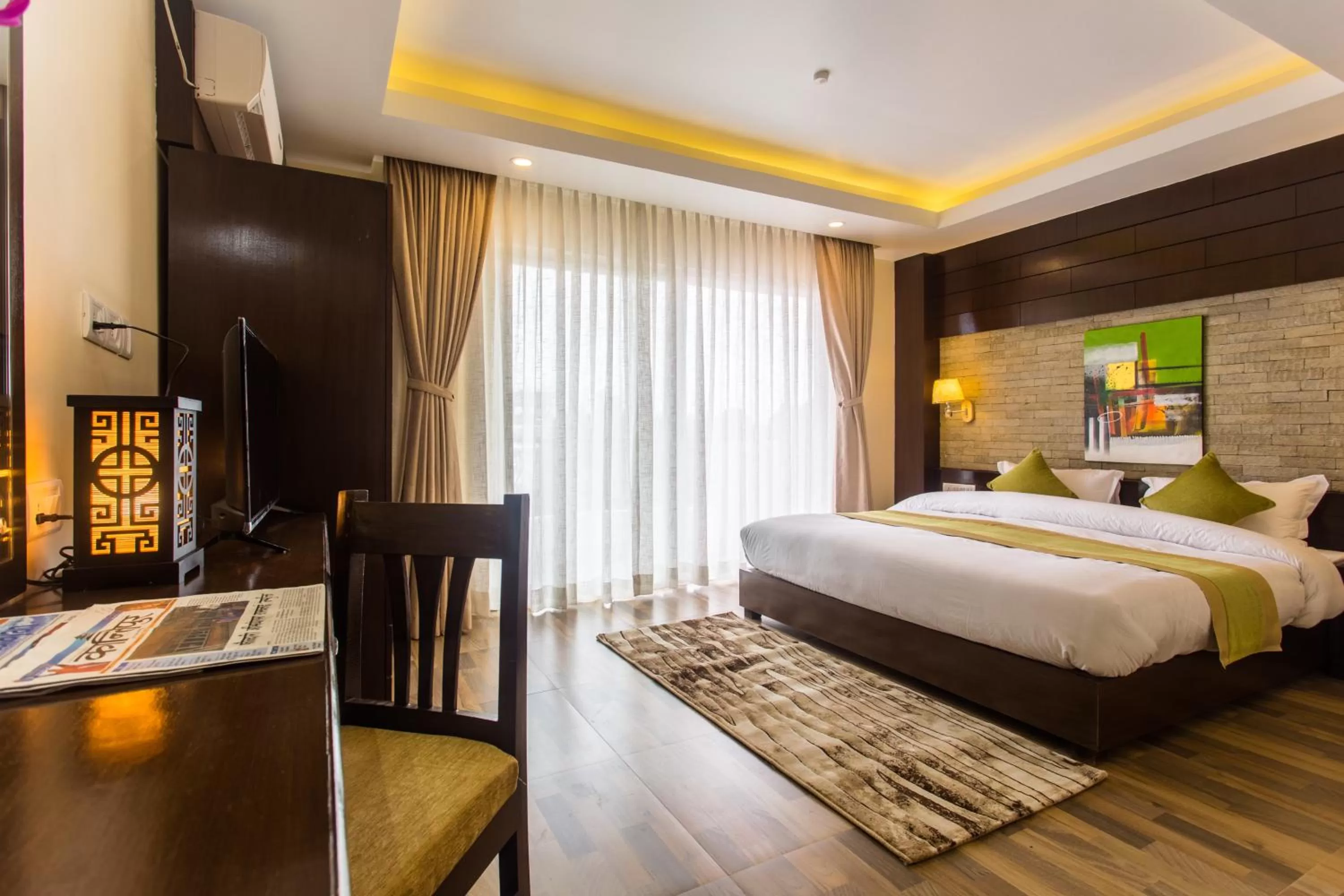 Photo of the whole room, Bed in Bodhi Suites Boutique Hotel and Spa