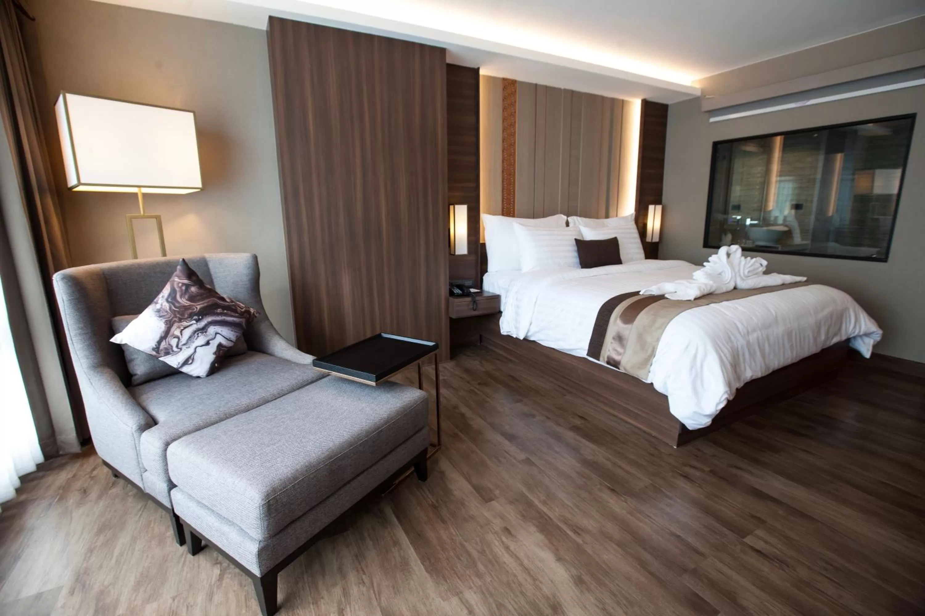 Bedroom, Bed in Arte Hotel - SHA Extra Plus