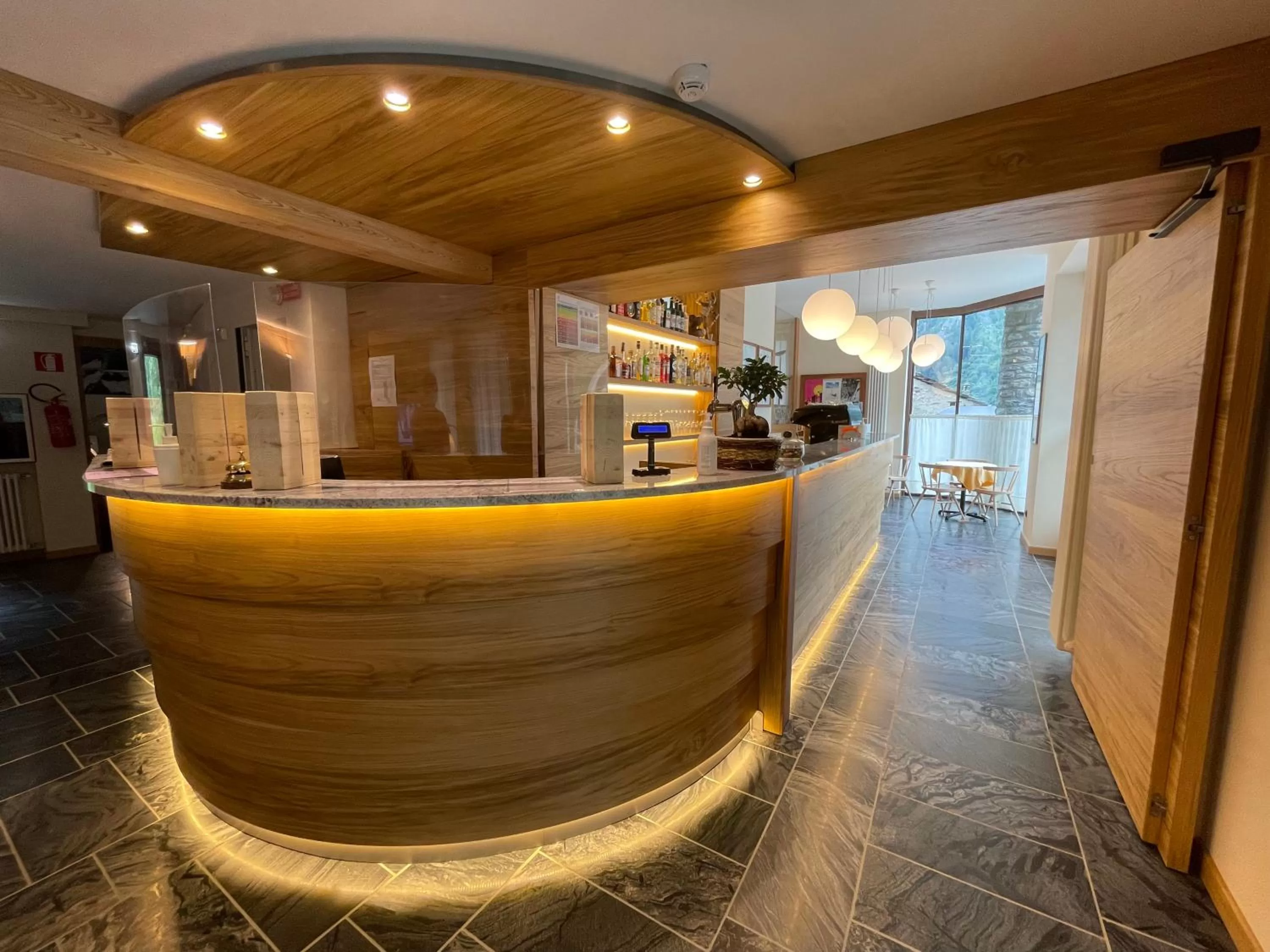 Lobby or reception in Hotel Aigle