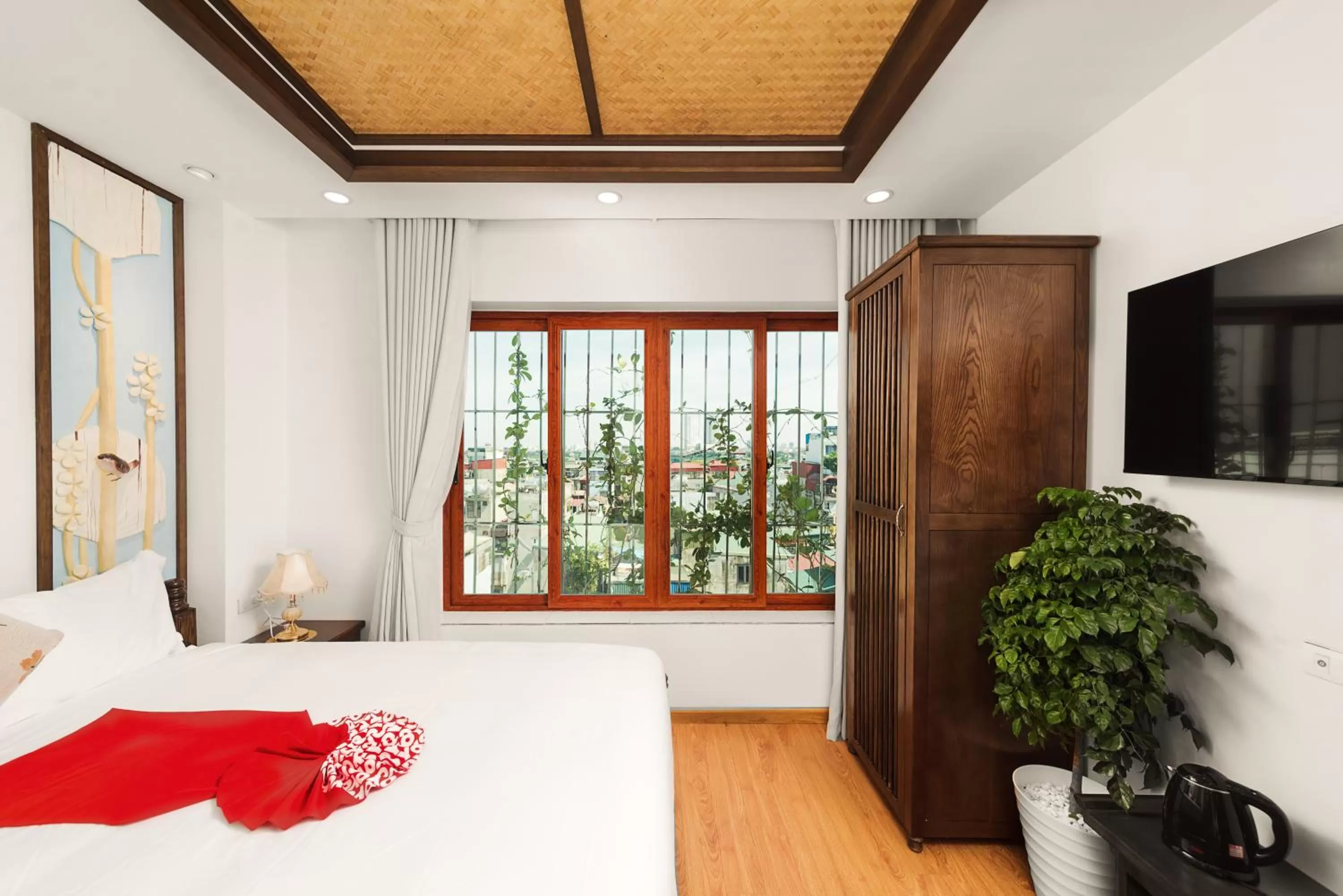 Bed in Veshia Hotel & Spa