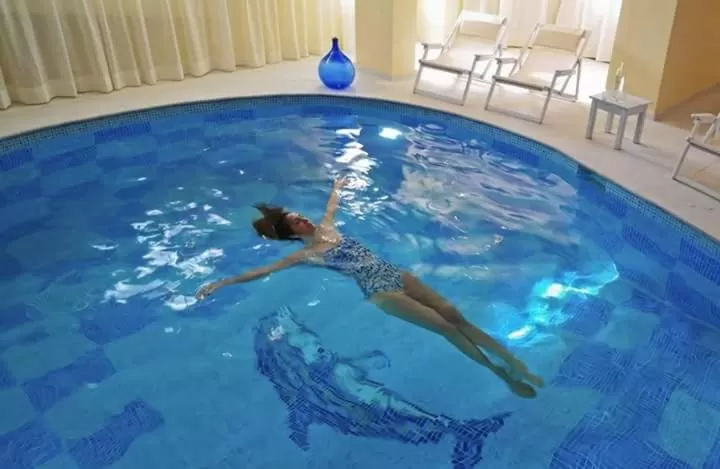 Swimming pool in Ellinon Thea Arachova