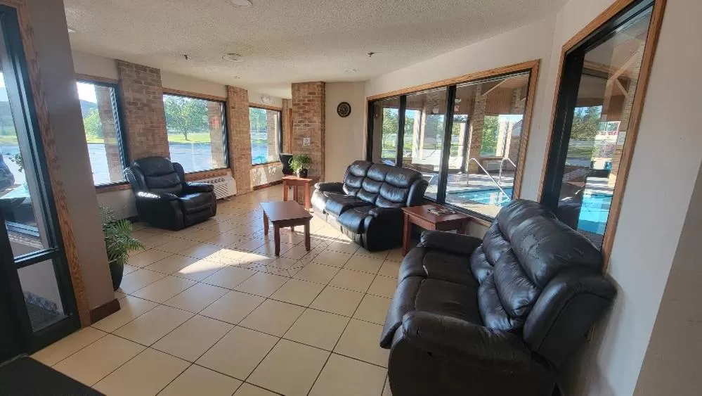 Lobby or reception, Seating Area in Rodeway Inn Huntington
