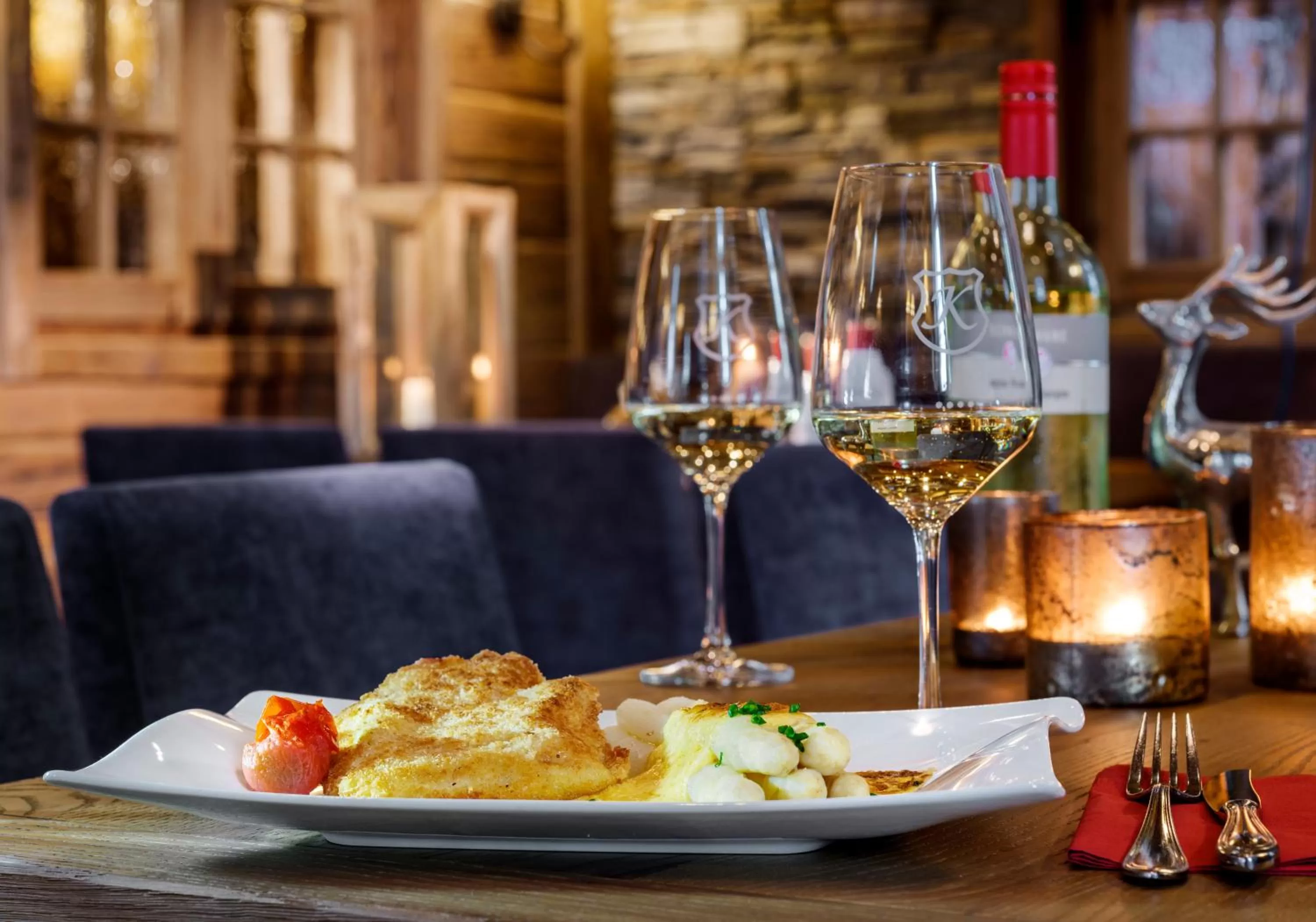 Food and drinks in Romantik Hotel Knippschild