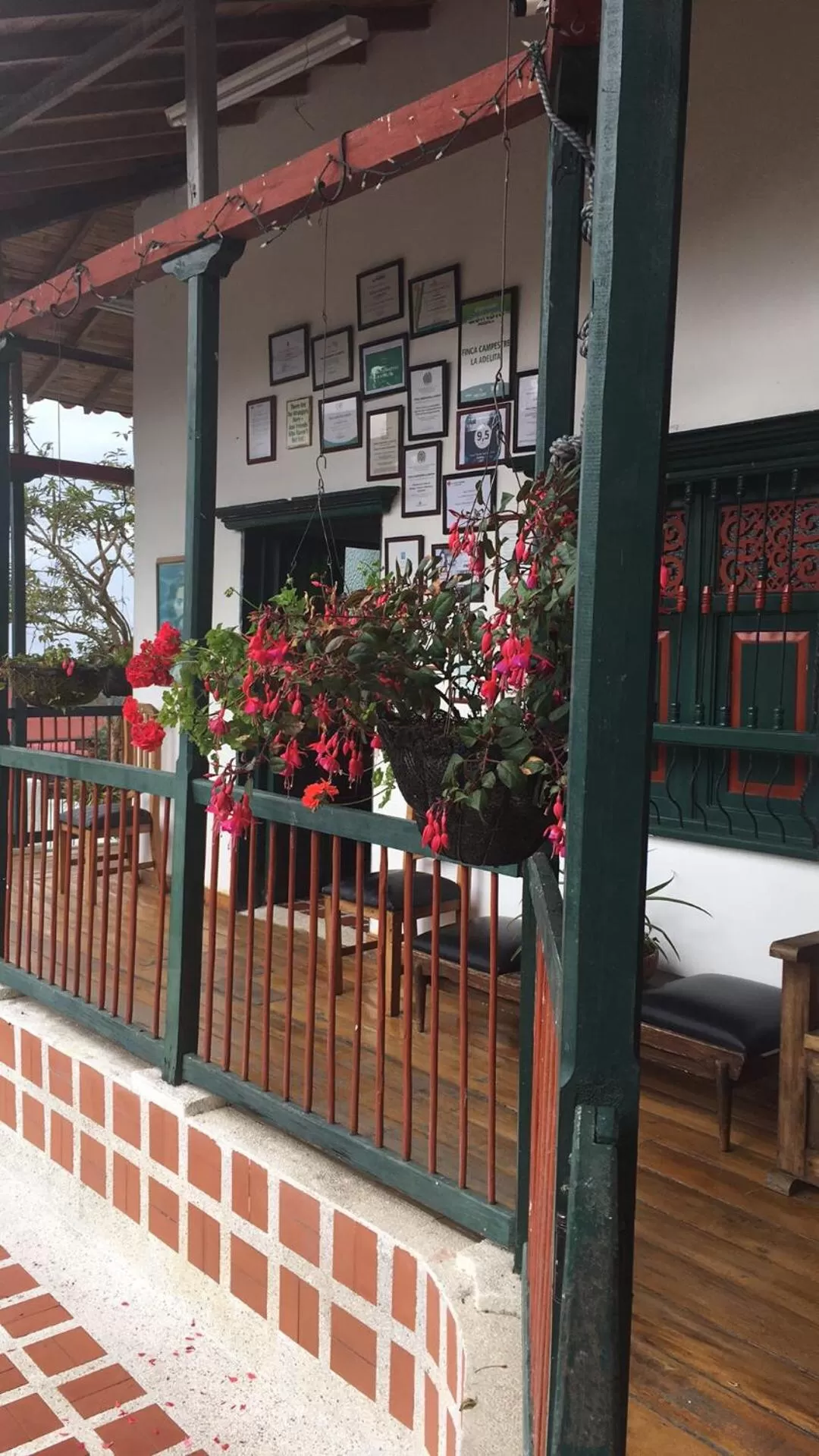 Balcony/Terrace, Property Building in Finca Campestre La Adelita B&B